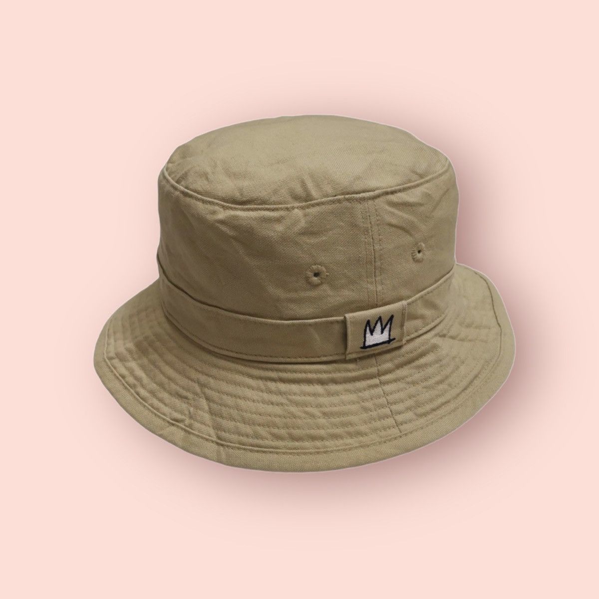 Japanese Brand × Jean-Michel Basquiat × Uniqlo VINTAGE JEAN MICHEL BASQUIAT X UNIQLO BUCKET HAT Size ONE SIZE - 1 Thumbnail