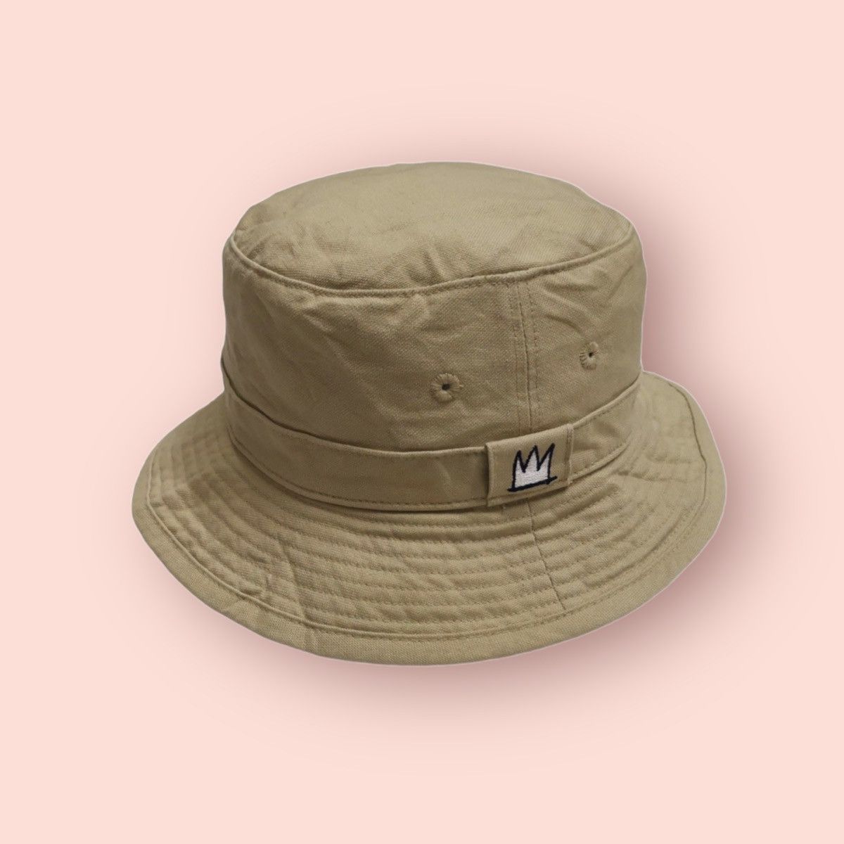 Japanese Brand × Jean-Michel Basquiat × Uniqlo VINTAGE JEAN MICHEL BASQUIAT X UNIQLO BUCKET HAT Size ONE SIZE - 11 Thumbnail