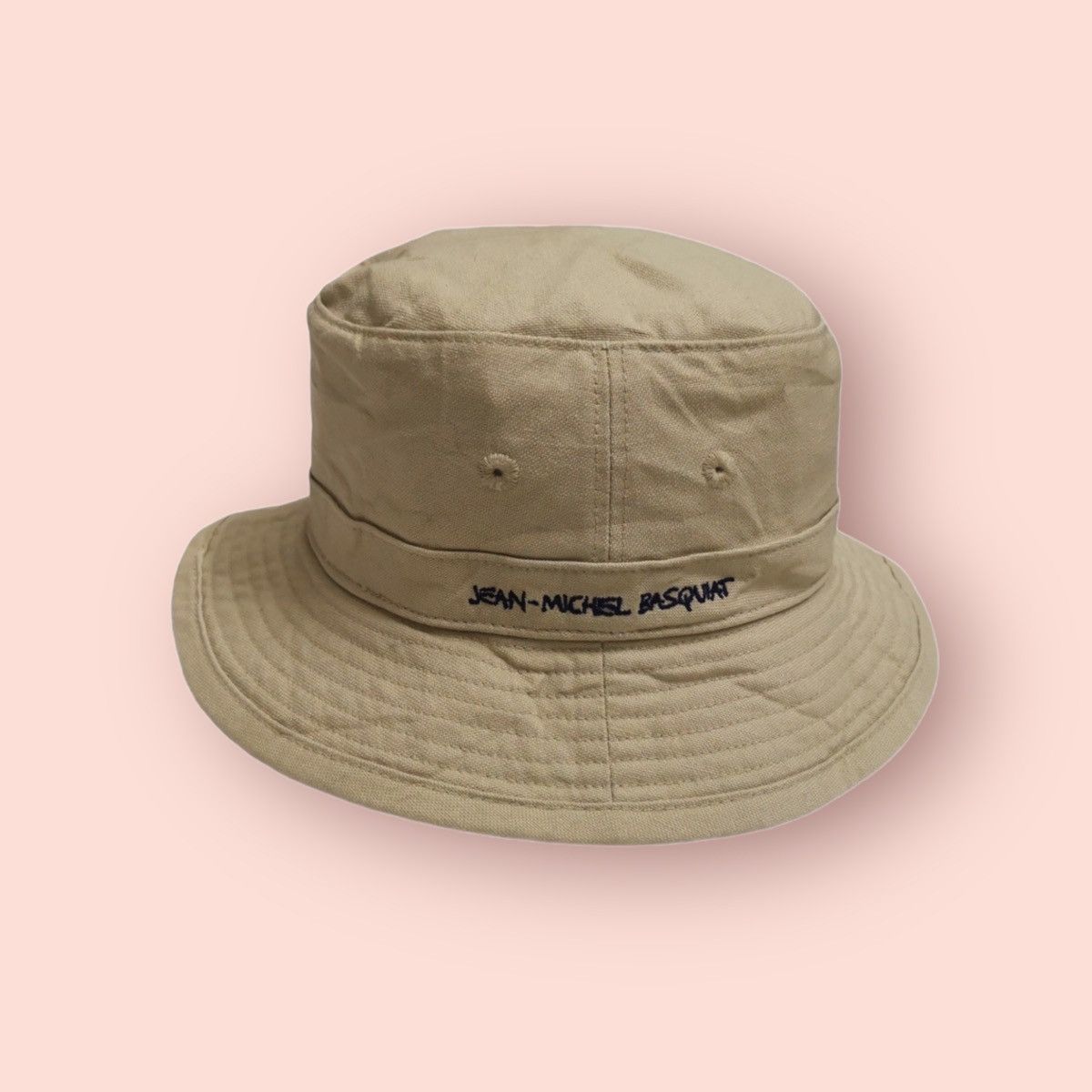 Japanese Brand × Jean-Michel Basquiat × Uniqlo VINTAGE JEAN MICHEL BASQUIAT X UNIQLO BUCKET HAT Size ONE SIZE - 2 Thumbnail