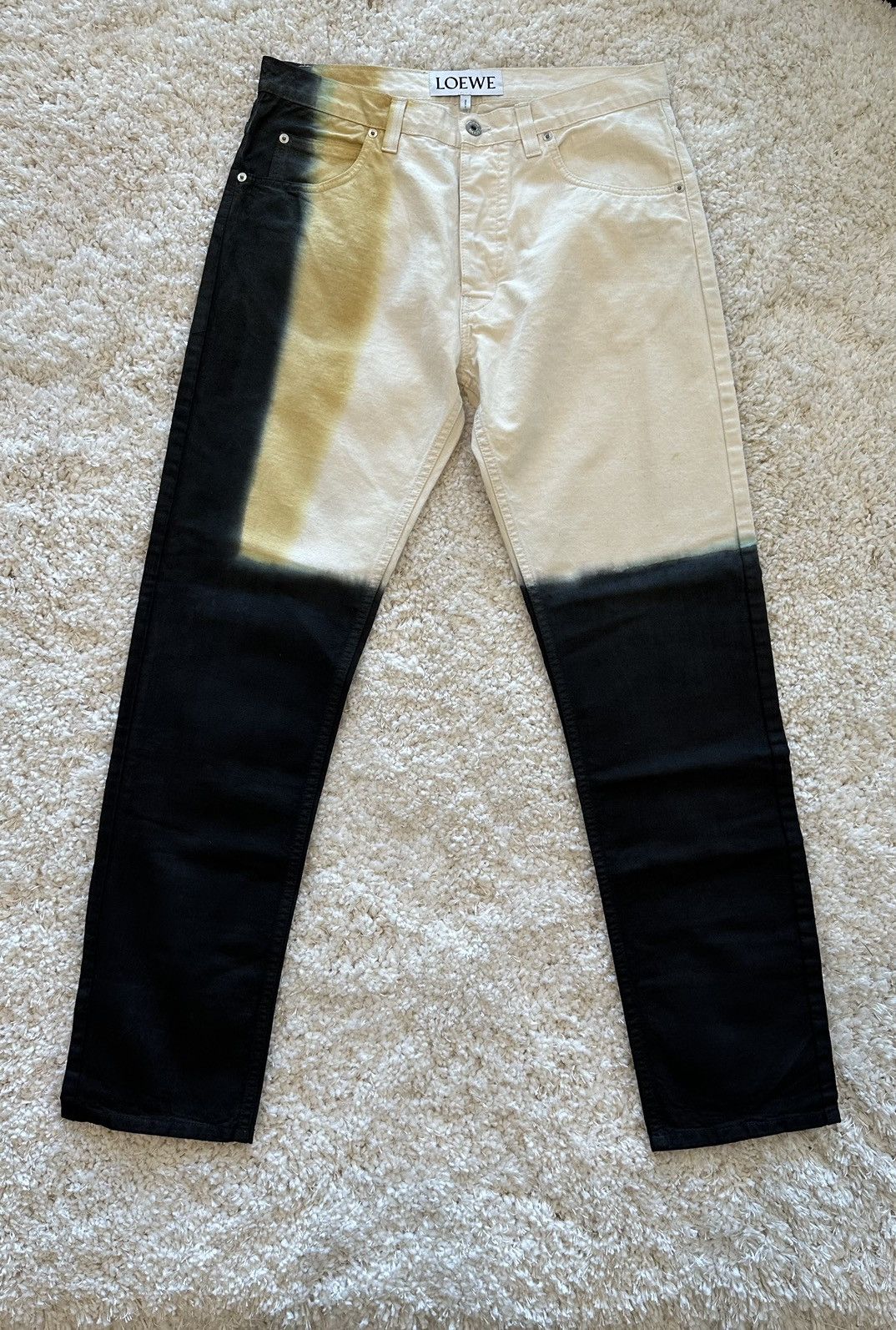 Loewe LOEWE Block-Color Tie Dye Jeans Size US 32 / EU 48 - 3 Thumbnail