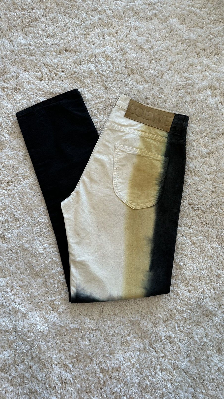 Loewe LOEWE Block-Color Tie Dye Jeans Size US 32 / EU 48 - 1 Thumbnail