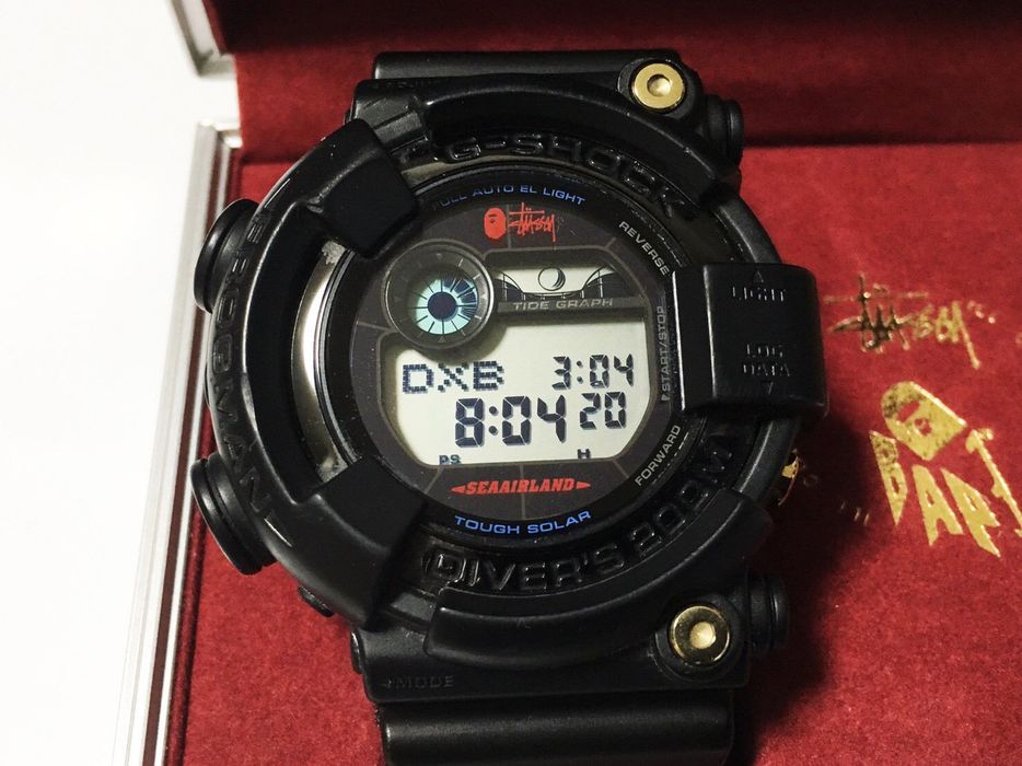 Bape CASIO G-Shock x STUSSY x BAPE Limited 