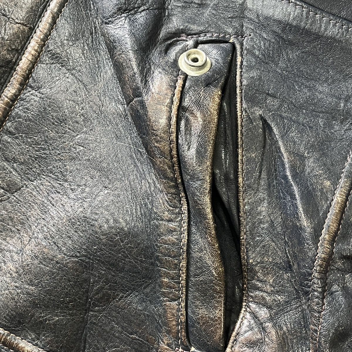 Freewheelers × Genuine Leather × Vintage Pilot 1950s Horsehide Vintage Blue Jacket Freewheelers Size US L / EU 52-54 / 3 - 10 Thumbnail