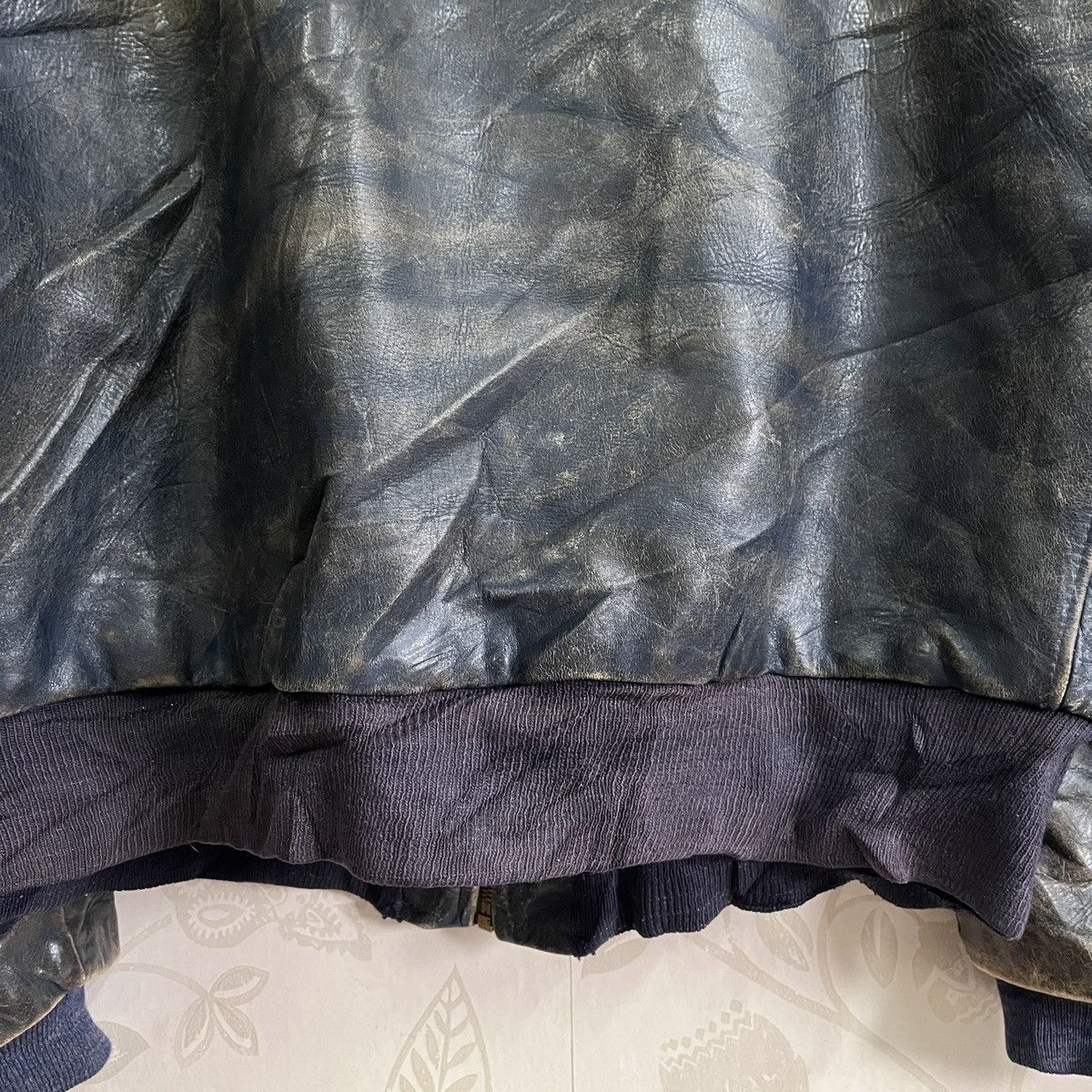 Freewheelers × Genuine Leather × Vintage Pilot 1950s Horsehide Vintage Blue Jacket Freewheelers Size US L / EU 52-54 / 3 - 20 Thumbnail