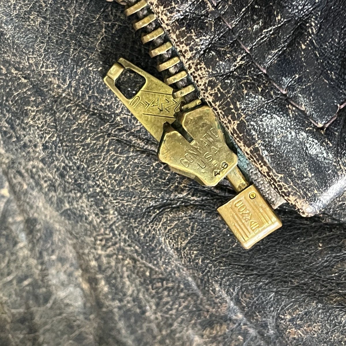 Freewheelers × Genuine Leather × Vintage Pilot 1950s Horsehide Vintage Blue Jacket Freewheelers Size US L / EU 52-54 / 3 - 7 Thumbnail