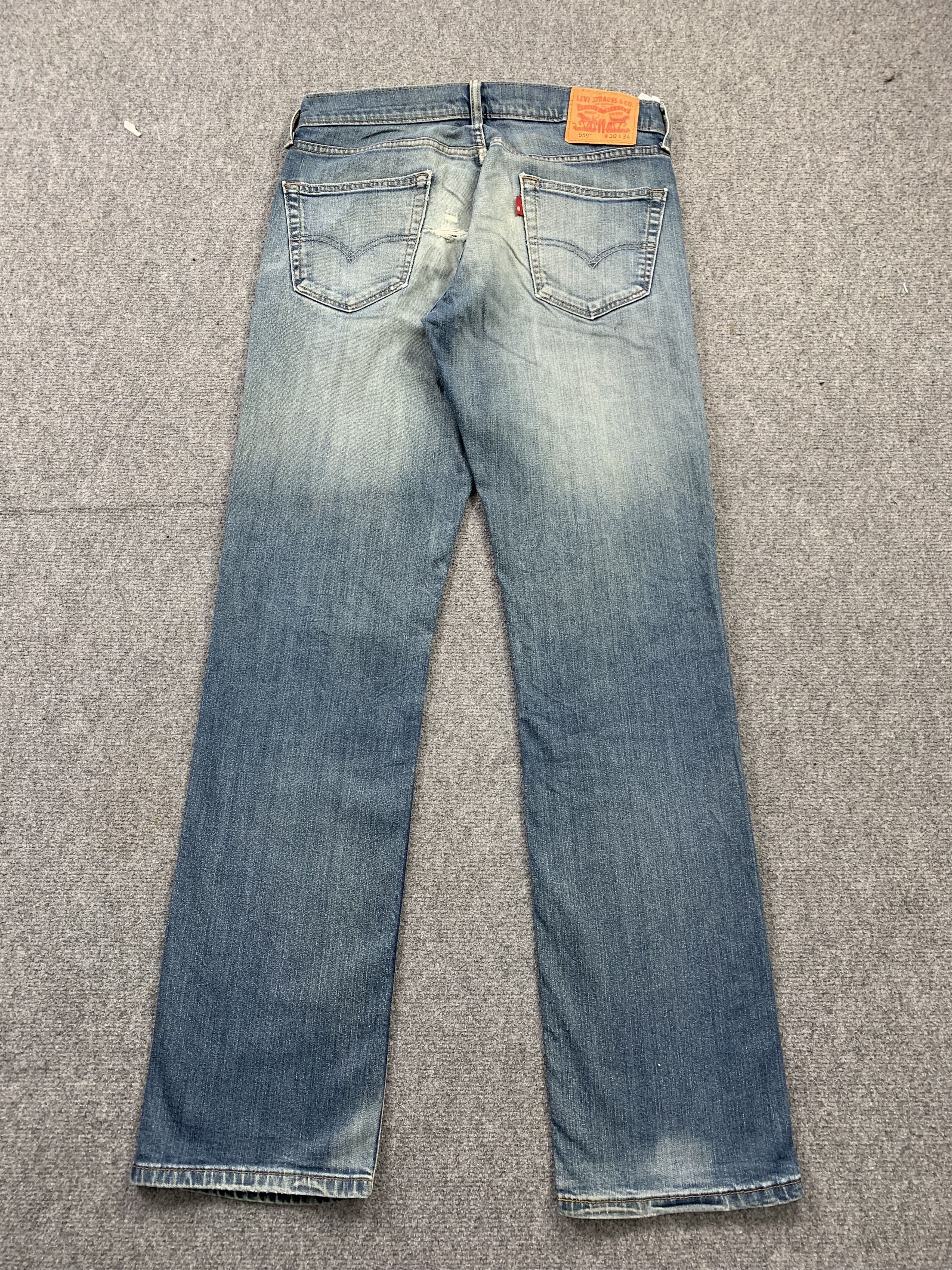 Levi's Vintage Levis 559 Faded Blue Jeans DP2191 Size US 33 - 3 Thumbnail