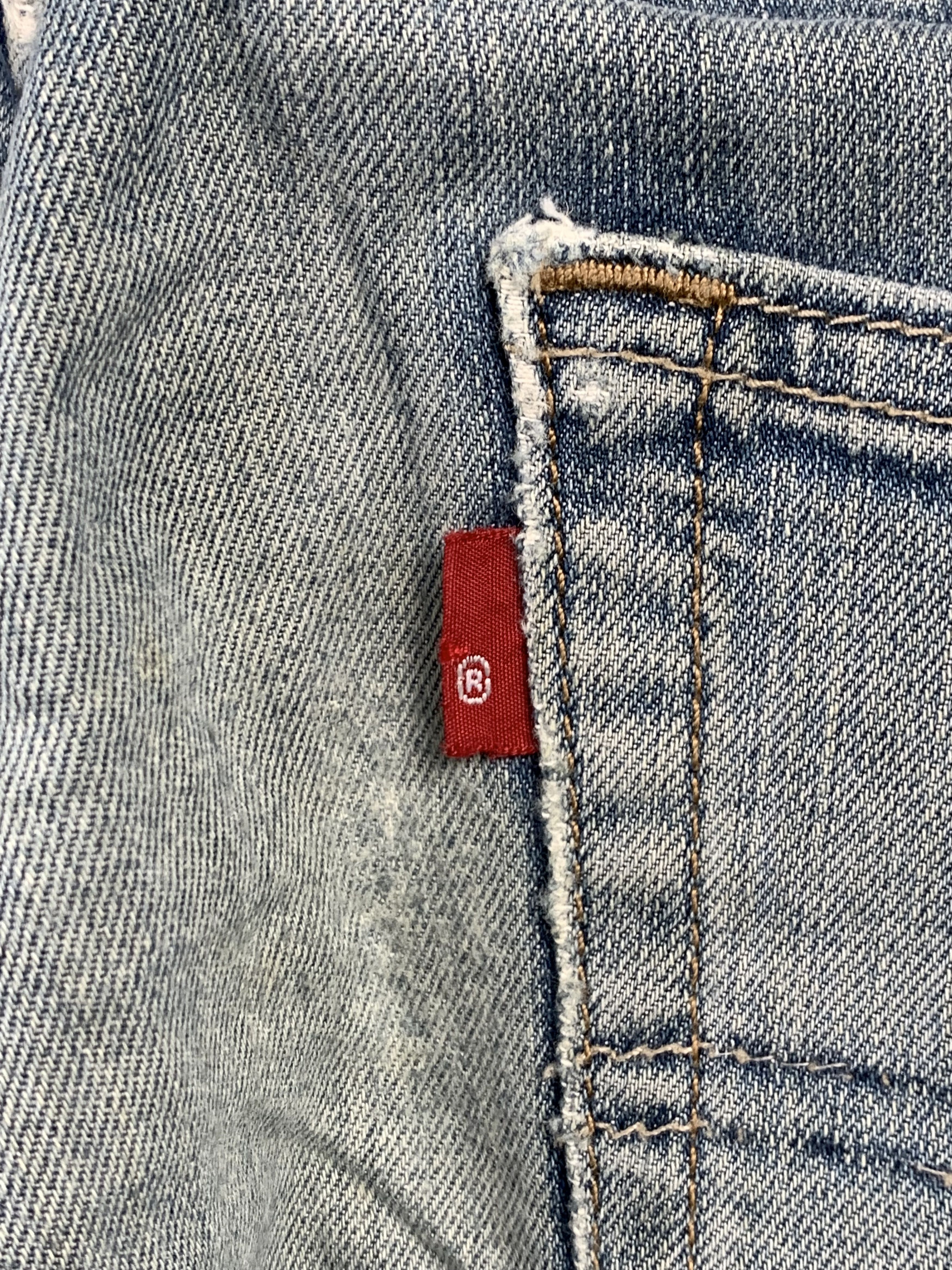 Levi's Vintage Levis 559 Faded Blue Jeans DP2191 Size US 33 - 6 Thumbnail