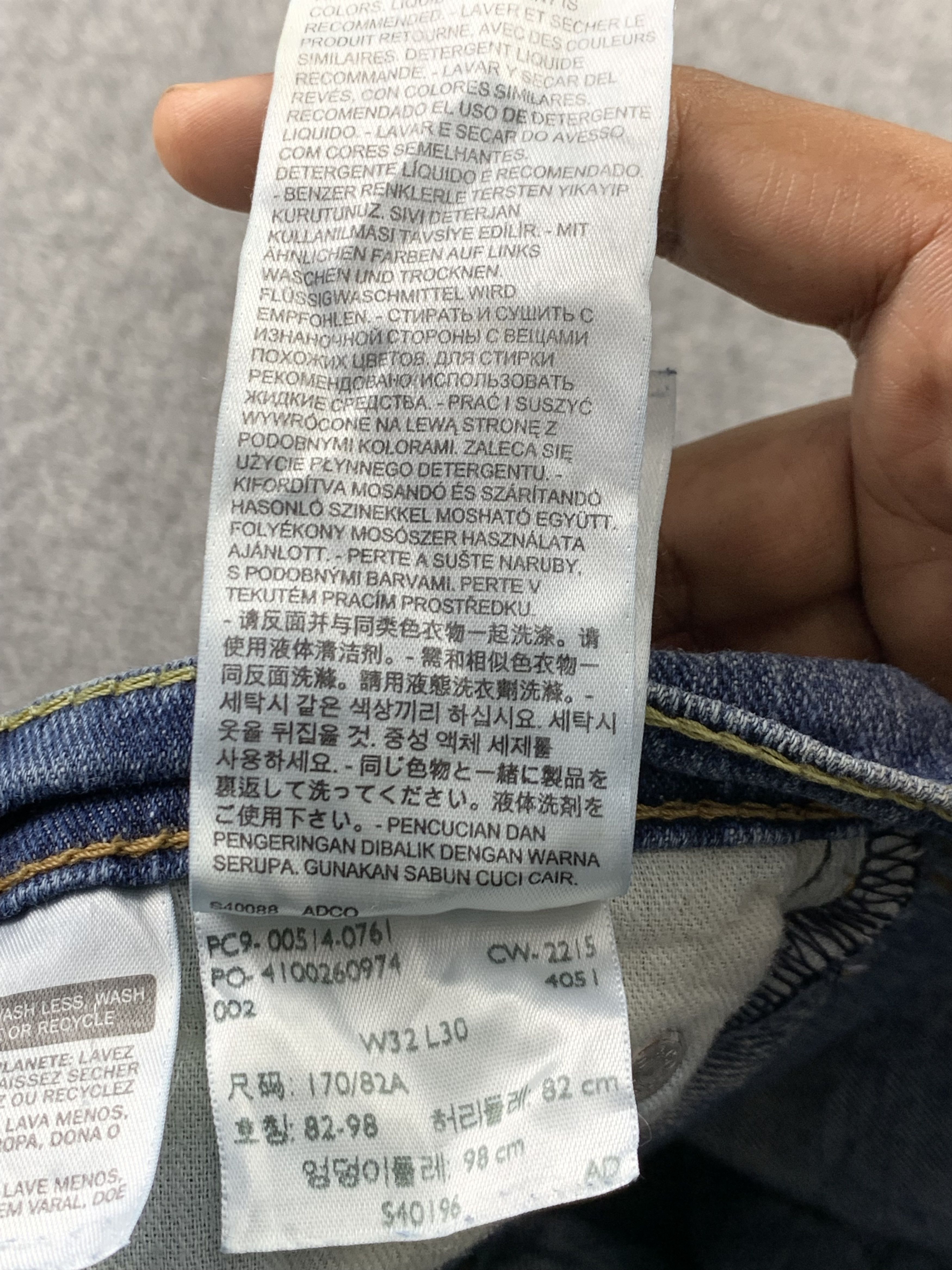 Levi's Vintage Levis 514 Faded Blue Jeans DP2192 Size US 32 / EU 48 - 9 Thumbnail