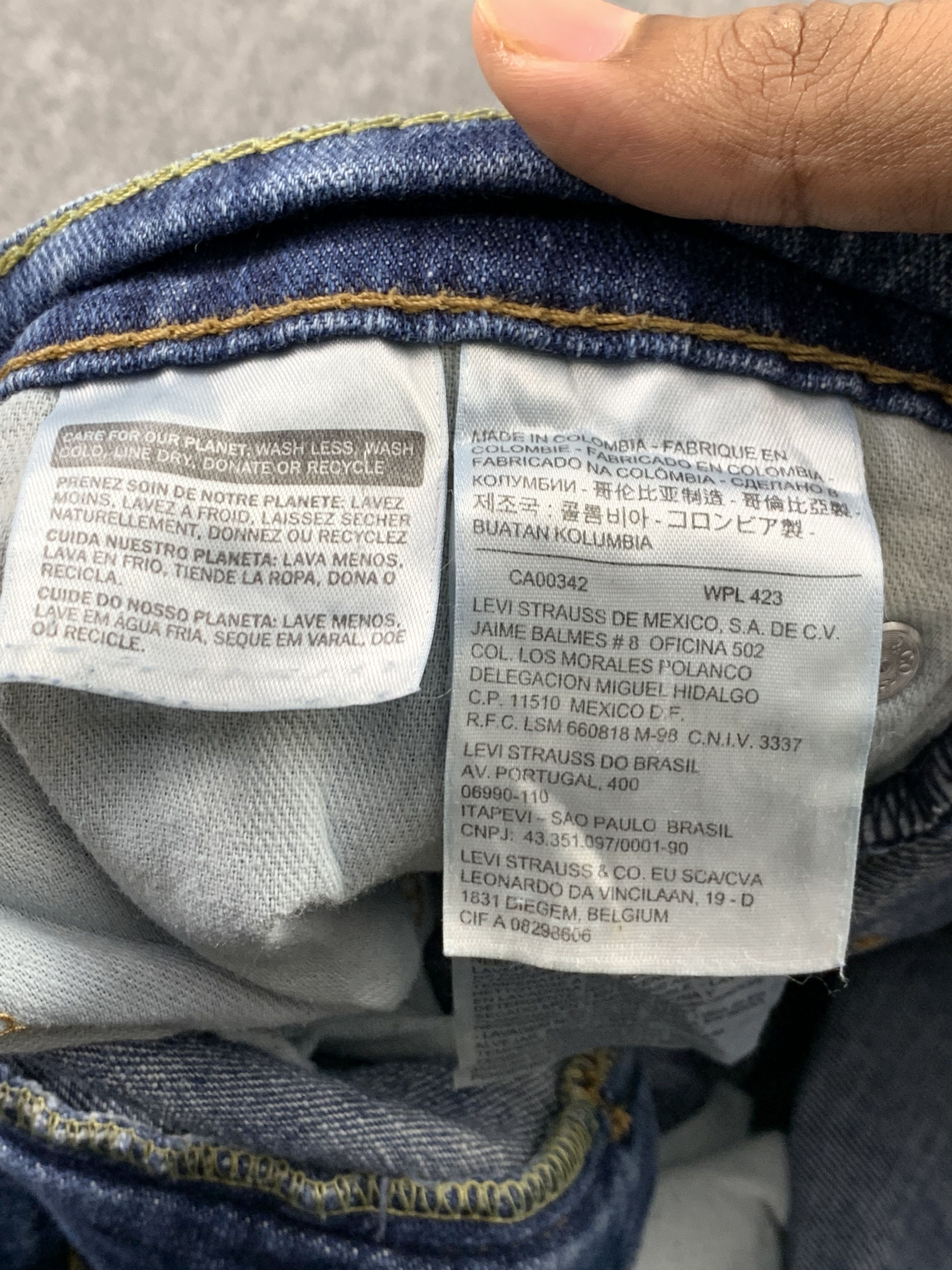 Levi's Vintage Levis 514 Faded Blue Jeans DP2192 Size US 32 / EU 48 - 7 Thumbnail