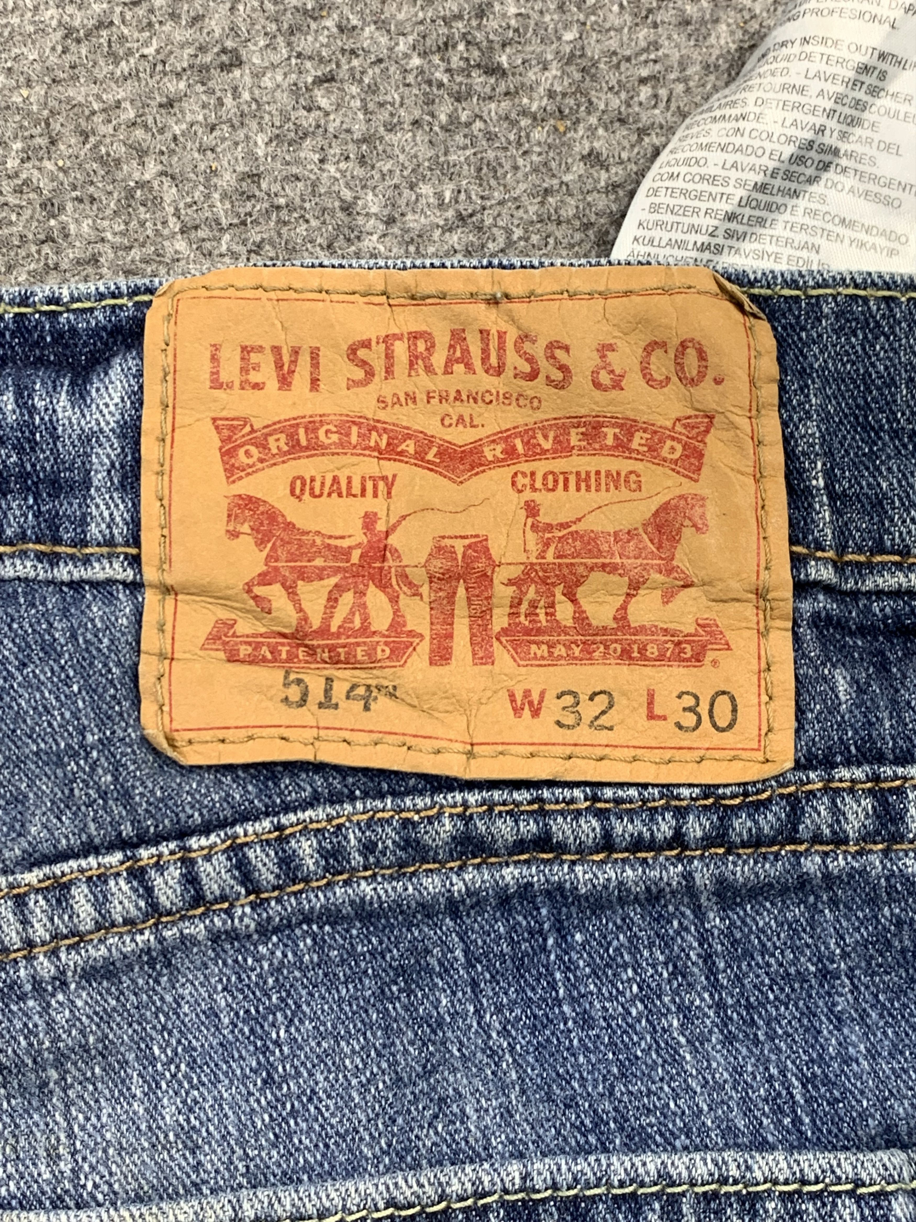 Levi's Vintage Levis 514 Faded Blue Jeans DP2192 Size US 32 / EU 48 - 5 Thumbnail