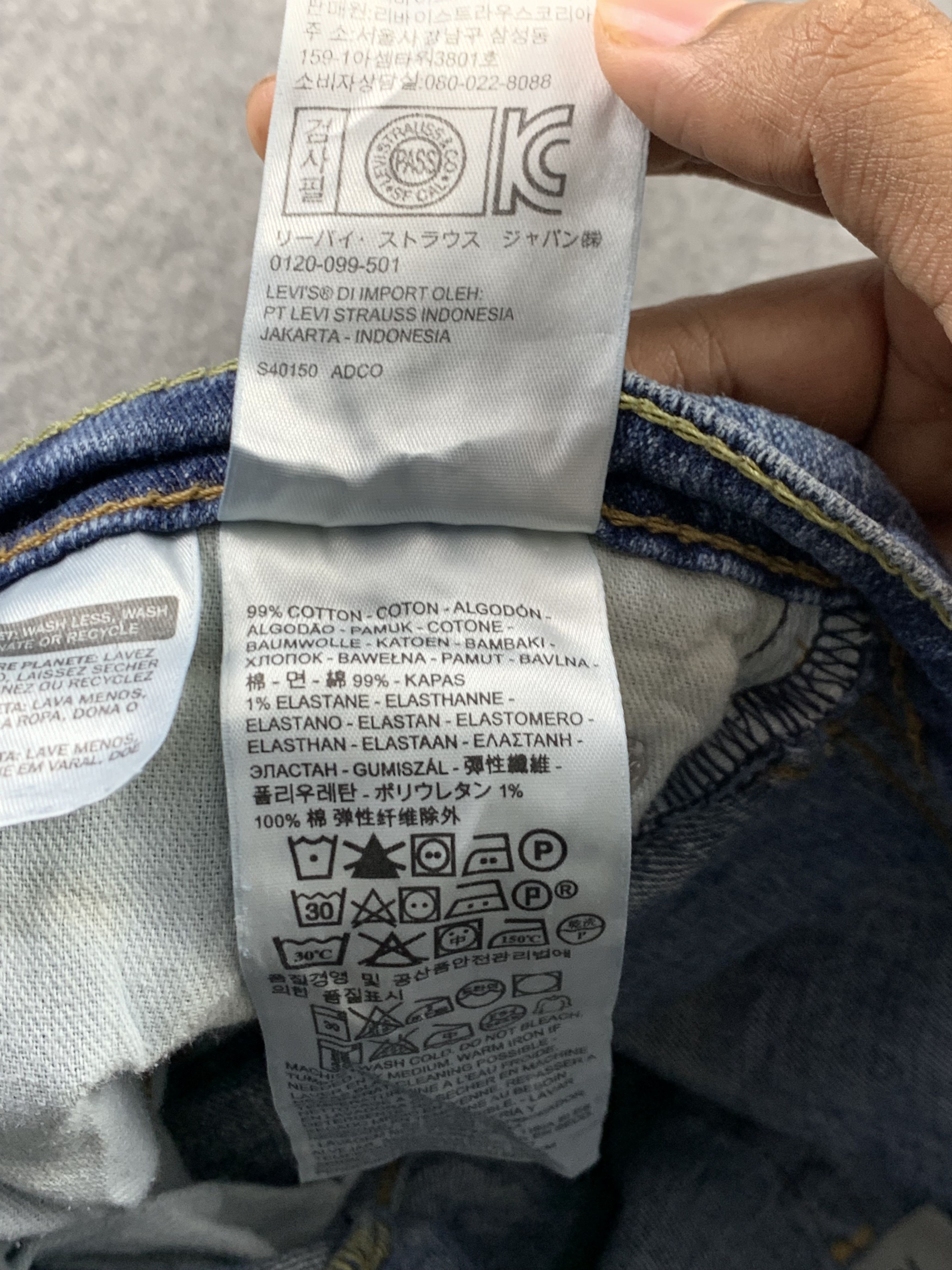 Levi's Vintage Levis 514 Faded Blue Jeans DP2192 Size US 32 / EU 48 - 8 Thumbnail