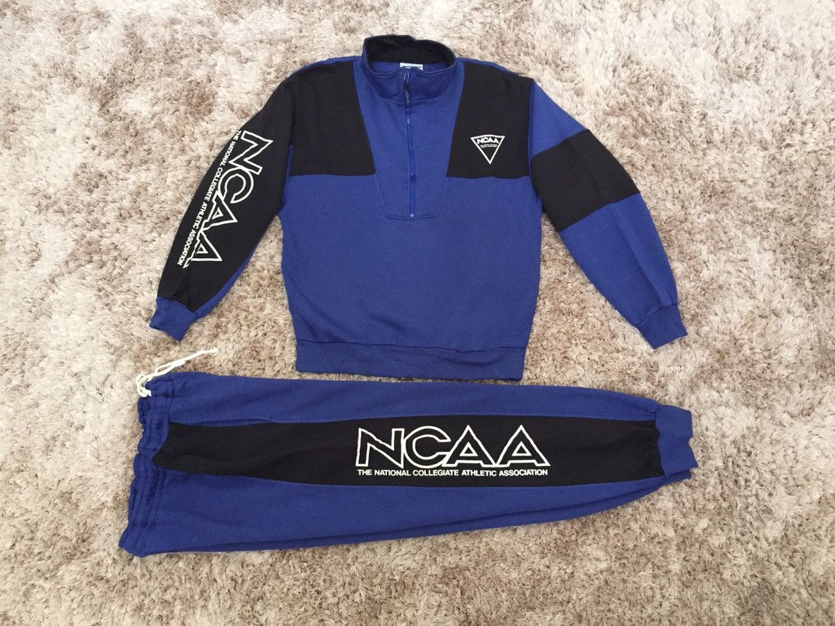 NCAA Vintage 90s NCAA In Pair One Set Sweatshirt Sweatpants Size US S / EU 44-46 / 1 - 1 Thumbnail