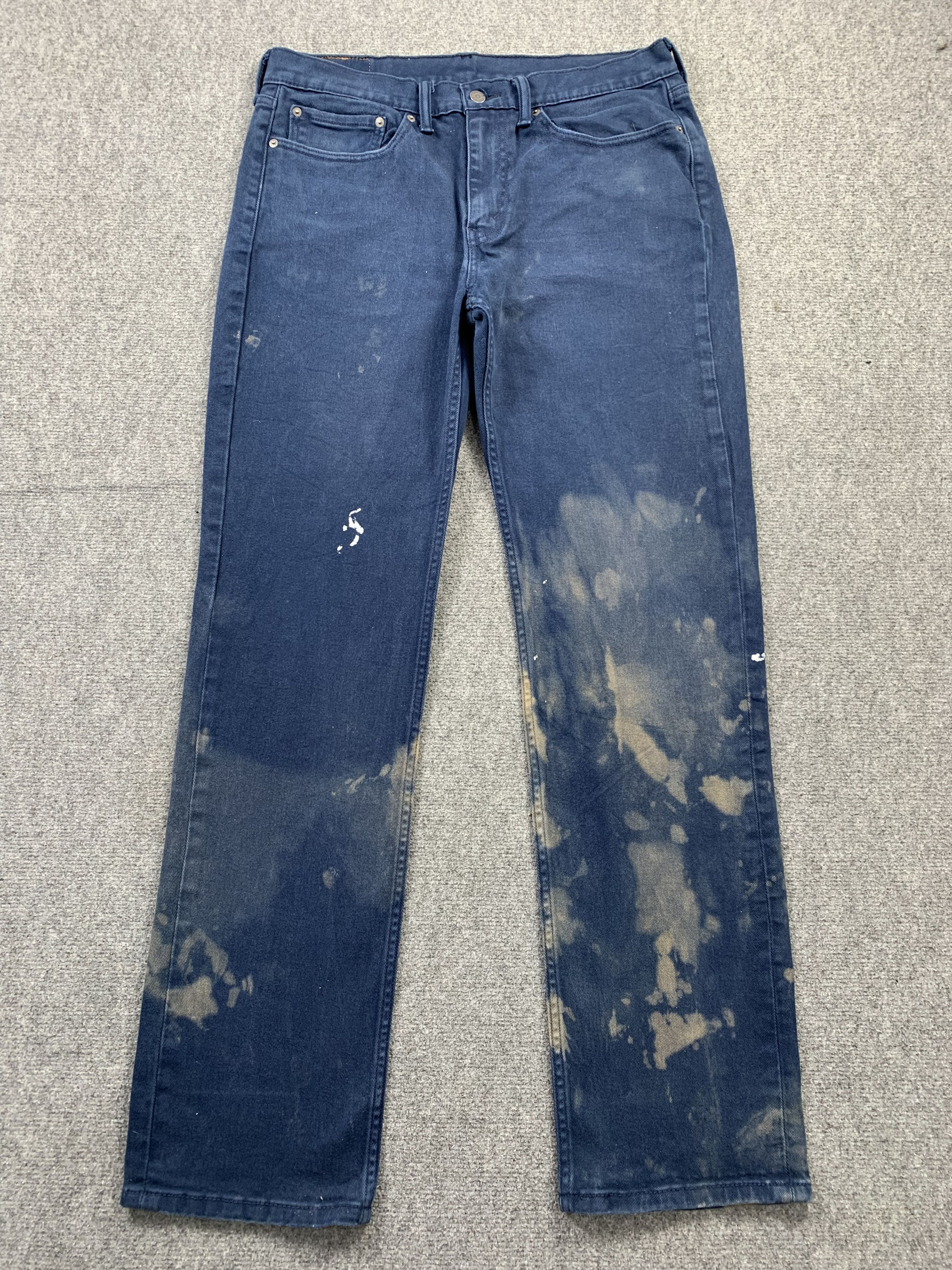 image of Levis 514 Dirty Blue Jeans in Blue Denim, Men's (Size 34)