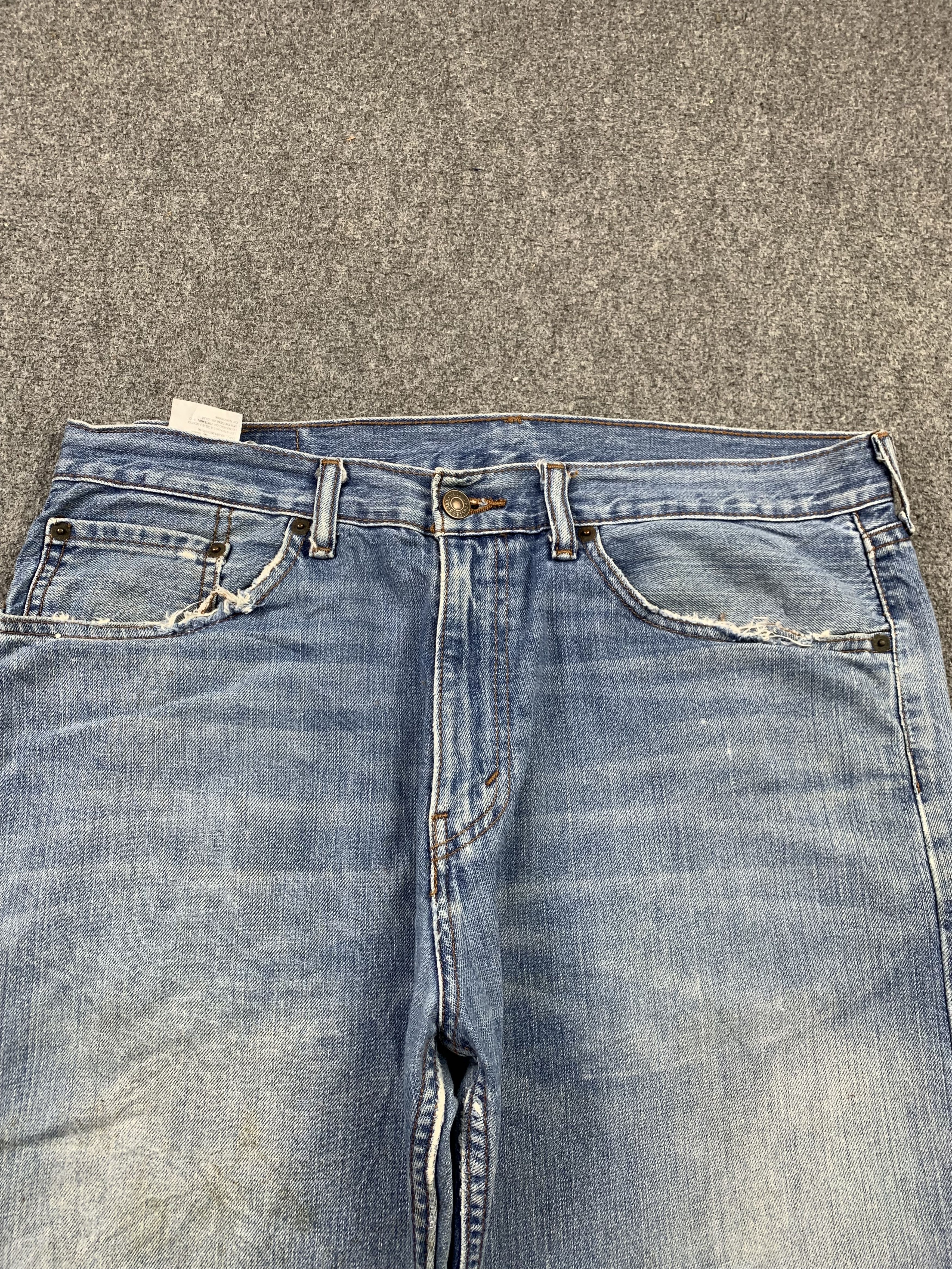 Levi's Vintage Levis 505 Faded Blue Jeans DP2194 Size US 36 / EU 52 - 2 Thumbnail