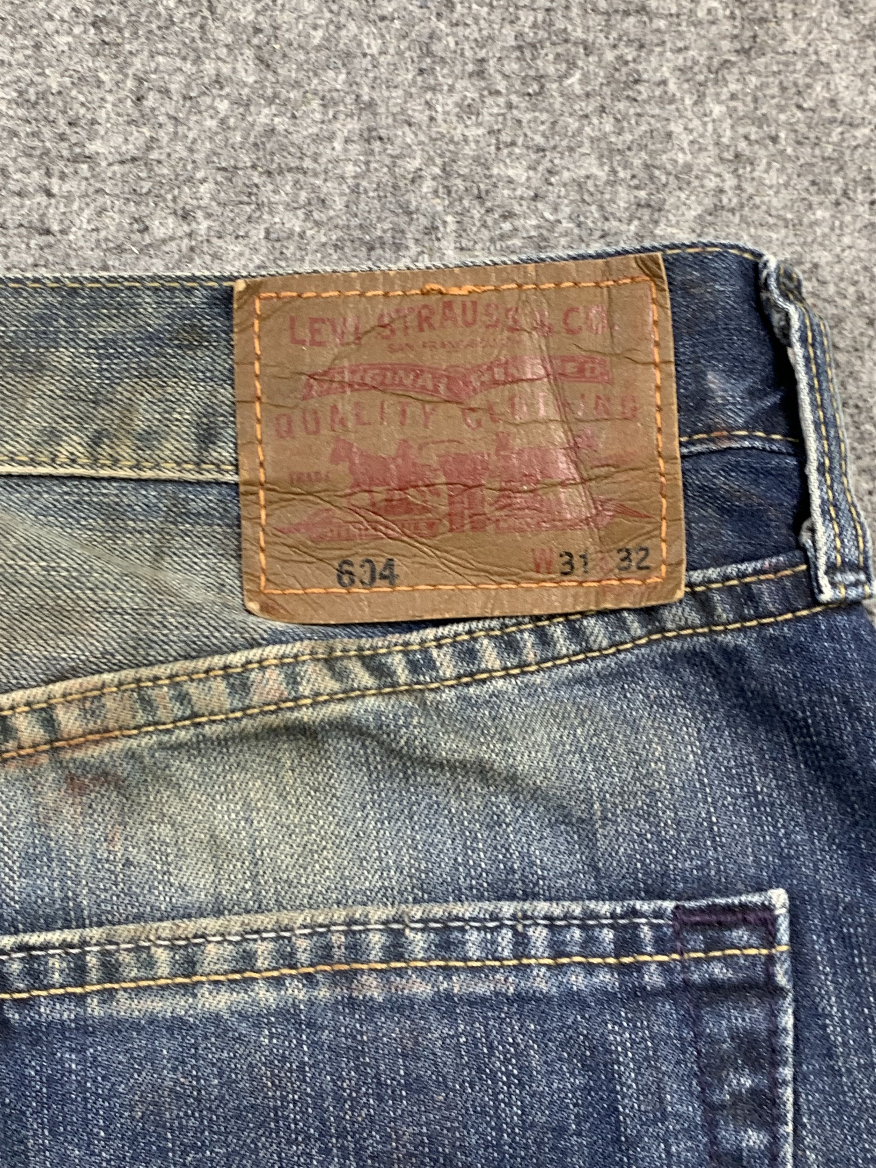 Levi's Vintage Levis 604 Faded Blue Jeans DP2196 Size US 32 / EU 48 - 4 Thumbnail
