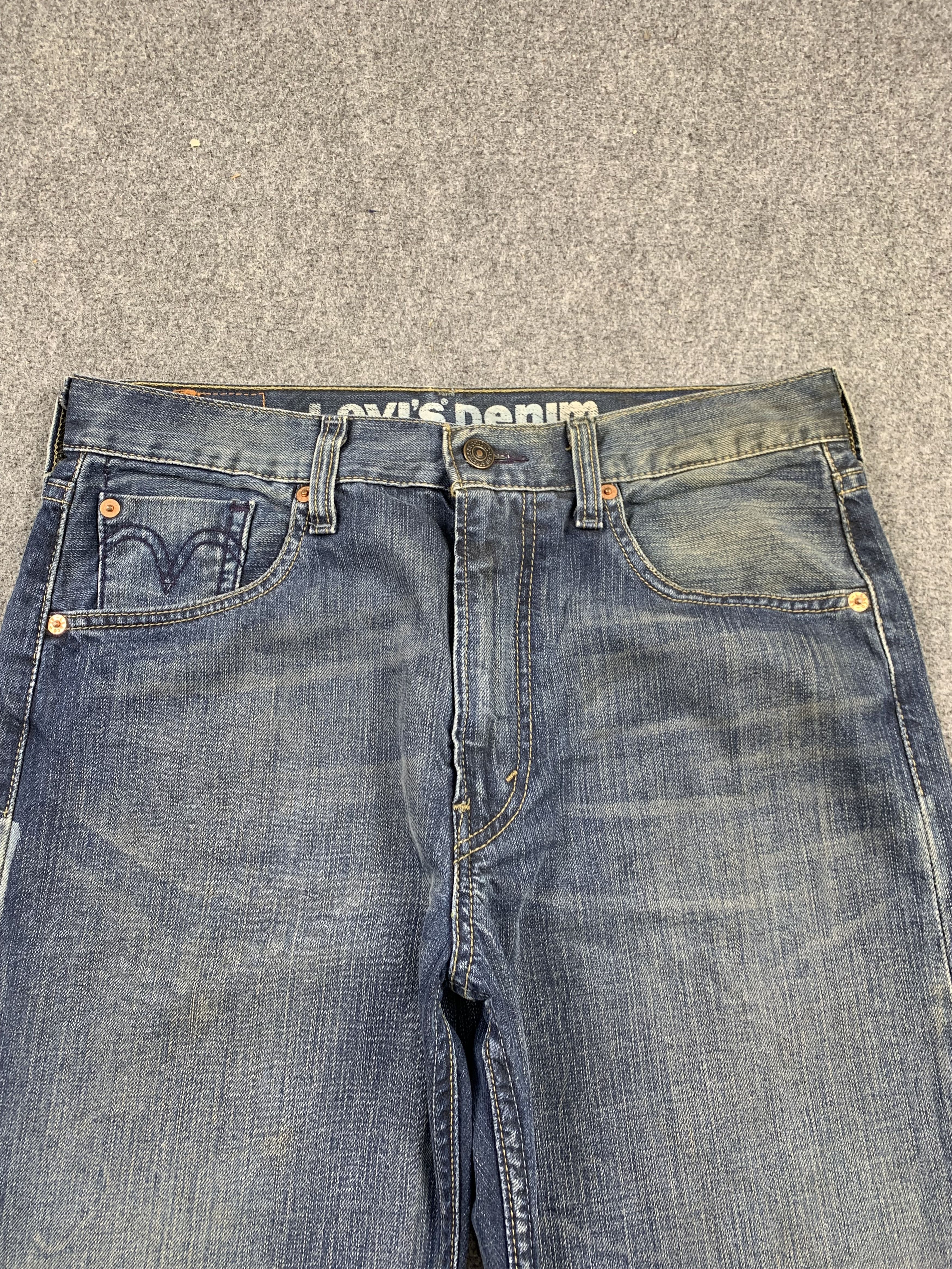 Levi's Vintage Levis 604 Faded Blue Jeans DP2196 Size US 32 / EU 48 - 2 Thumbnail