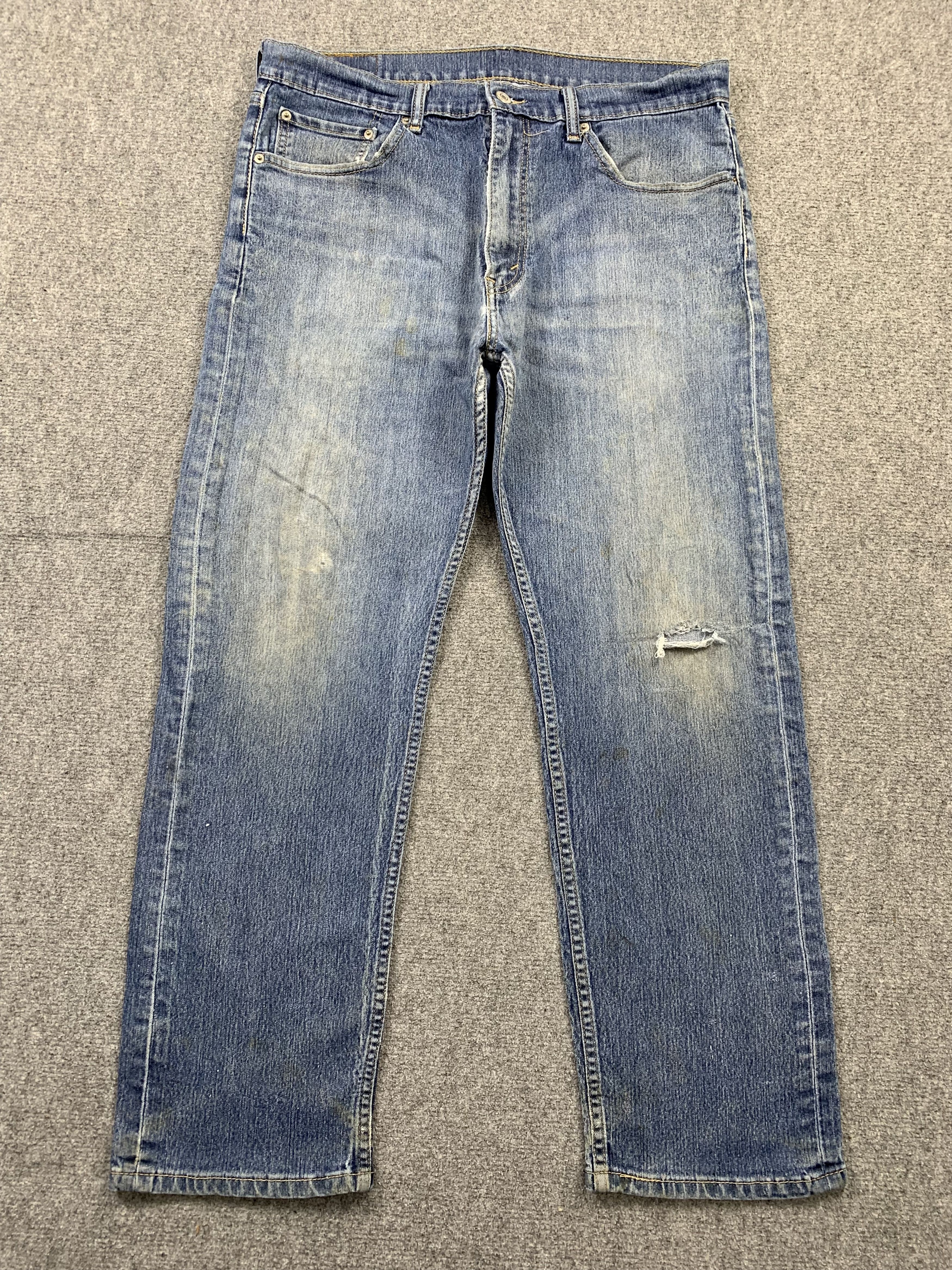 Levi's Vintage Levis 505 Faded Blue Jeans DP2198 Size US 36 / EU 52 - 1 Thumbnail