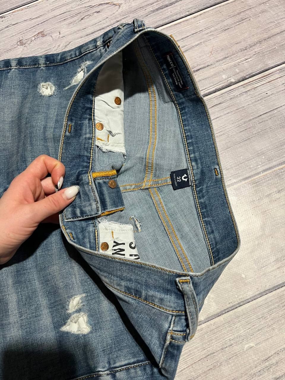 True Religion Vintage True Religion Rocco Relaxed Skinny Denim Jeans Y2K Size US 32 / EU 48 - 8 Thumbnail