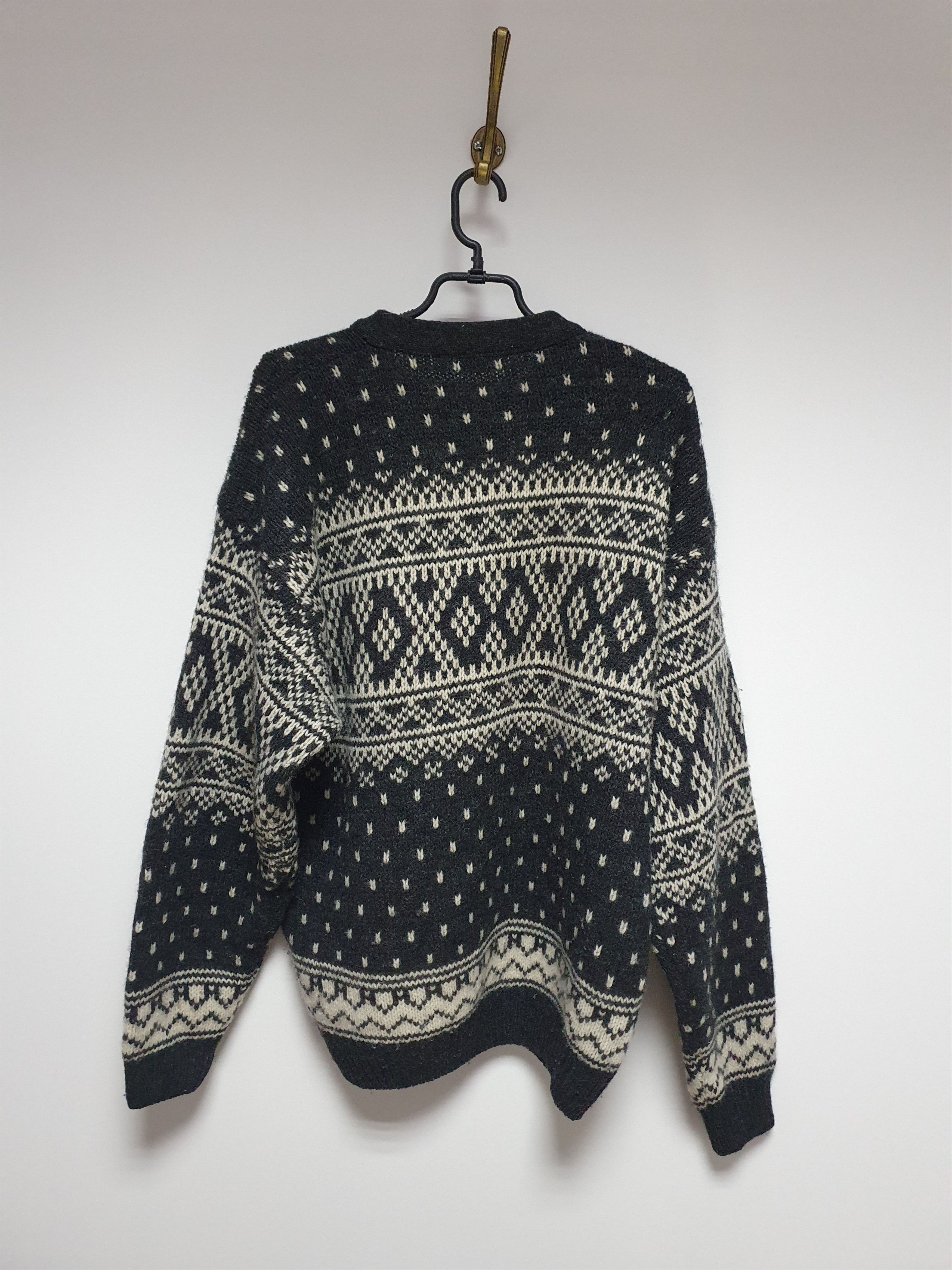 Vintage CBC Sport Nordic Geometric Aztec Sweater Wool
