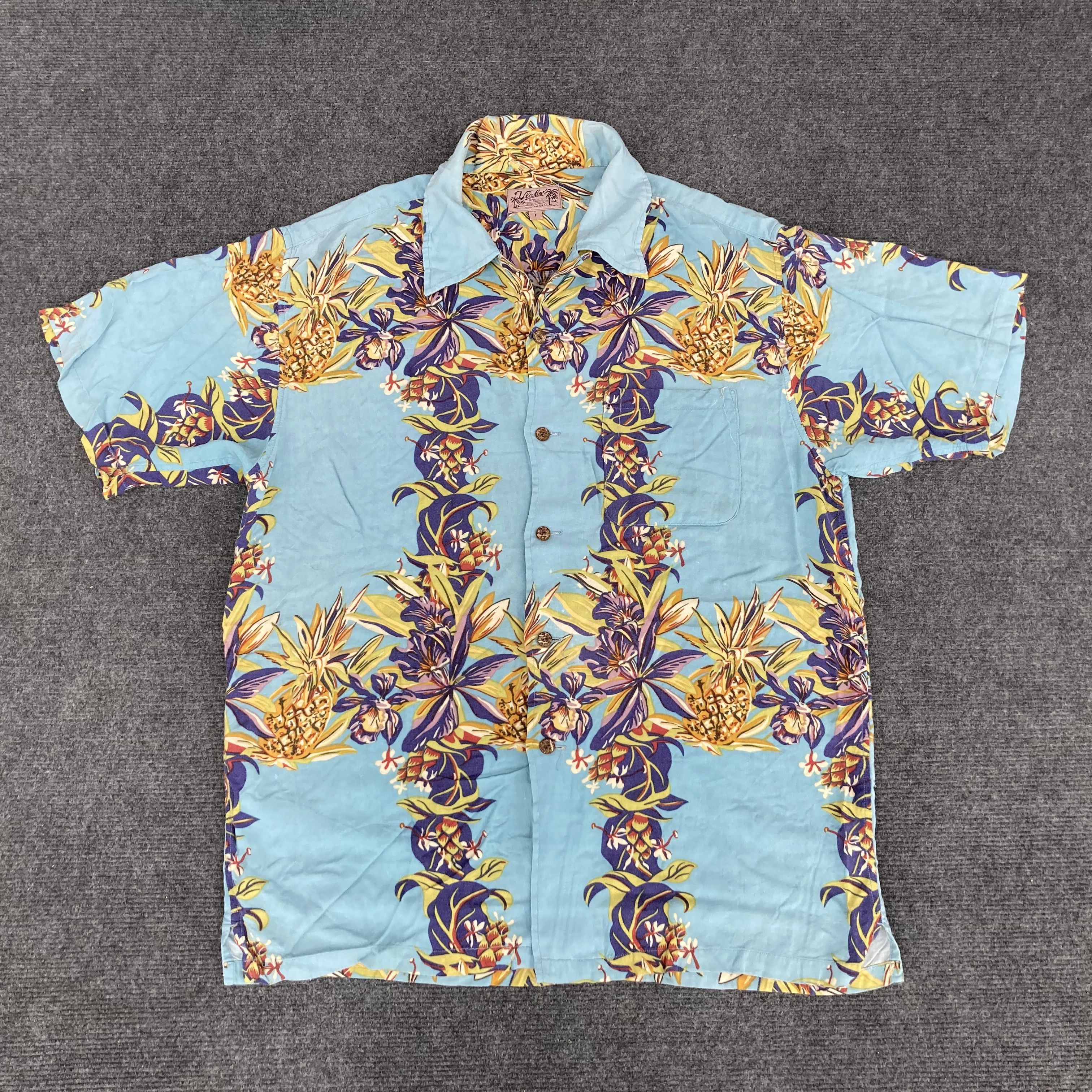 Vintage Vtg Honolulu Japan Hawaiian Japan Rayon Japanese Style shirt Size US M / EU 48-50 / 2 - 1 Thumbnail