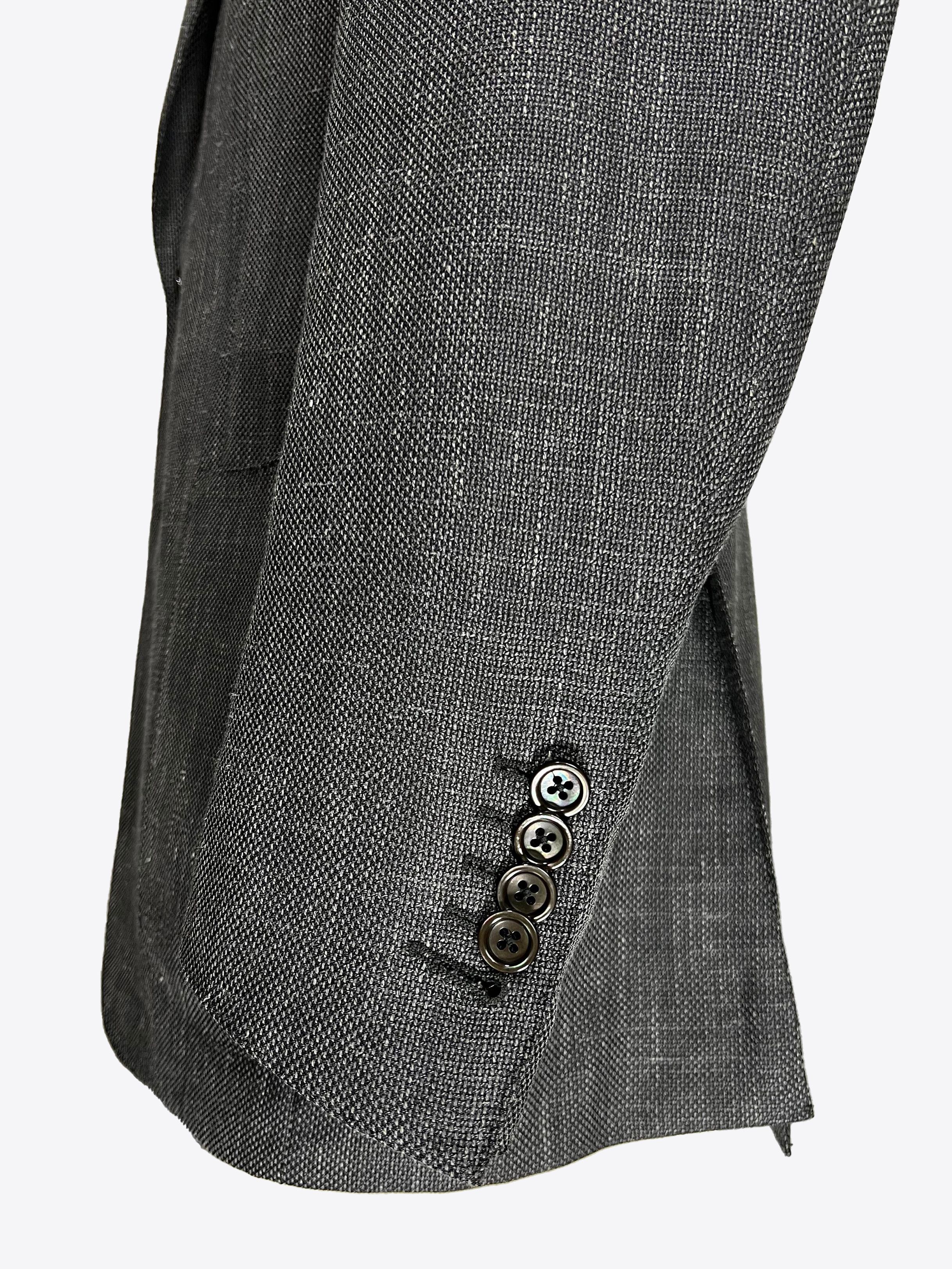 Tom Ford Tom Ford - Wool/Silk/Linen Blend Sport Jacket, EU 48C Size 48R - 4 Thumbnail