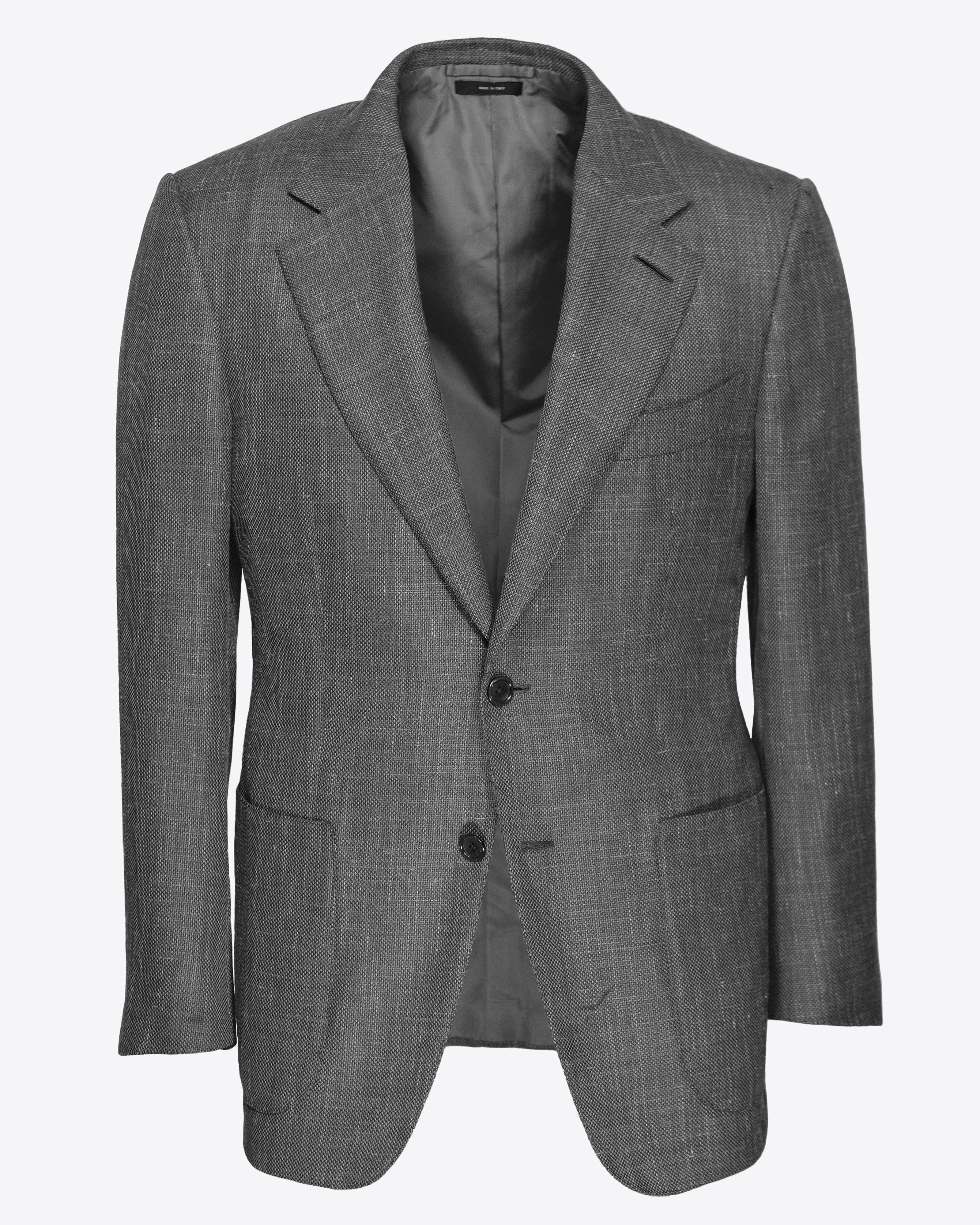 Tom Ford Tom Ford - Wool/Silk/Linen Blend Sport Jacket, EU 48C Size 48R - 1 Thumbnail