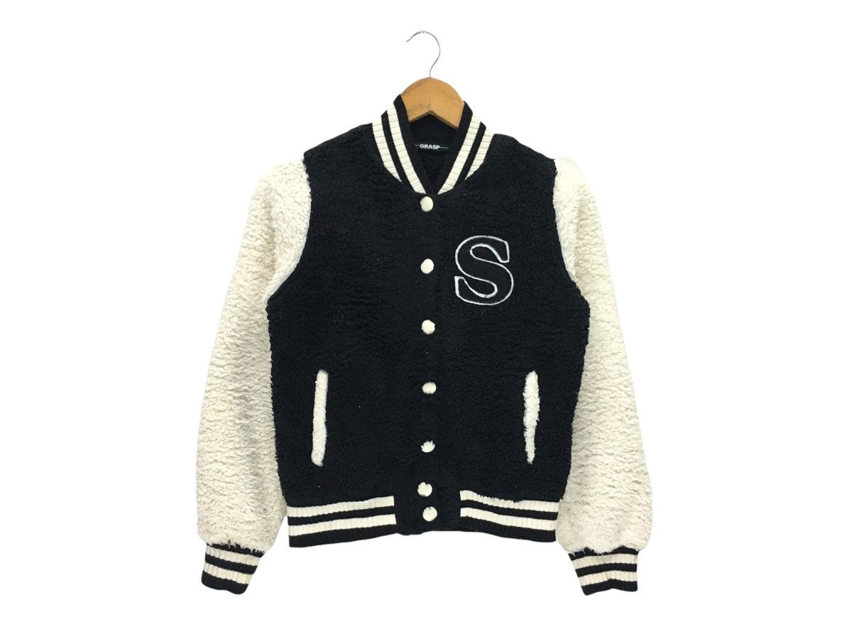 Vintage Grasp S Big Logo Varsity Fleece
