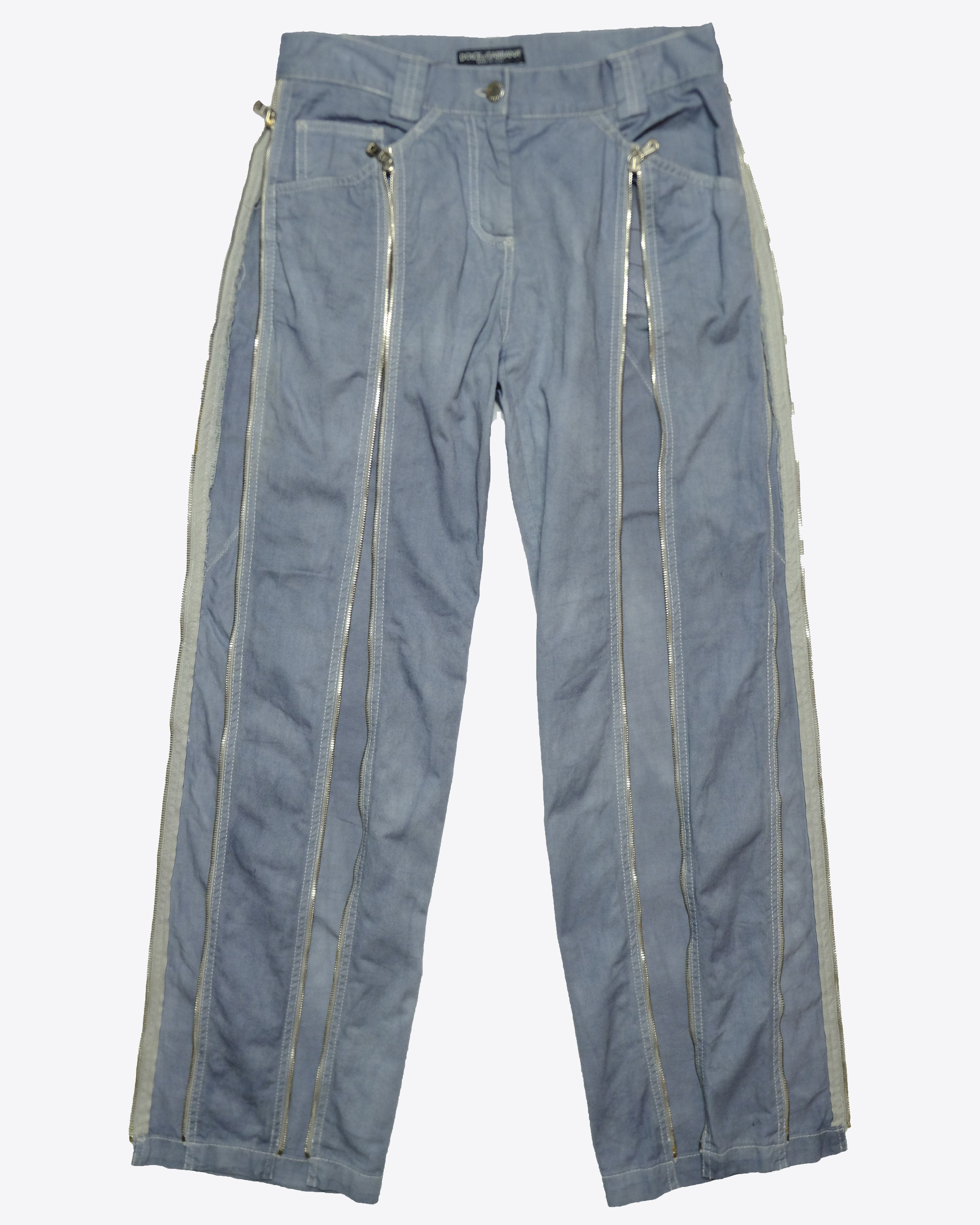 Dolce & Gabbana - SS03 Runway Zipper Pants EU 44