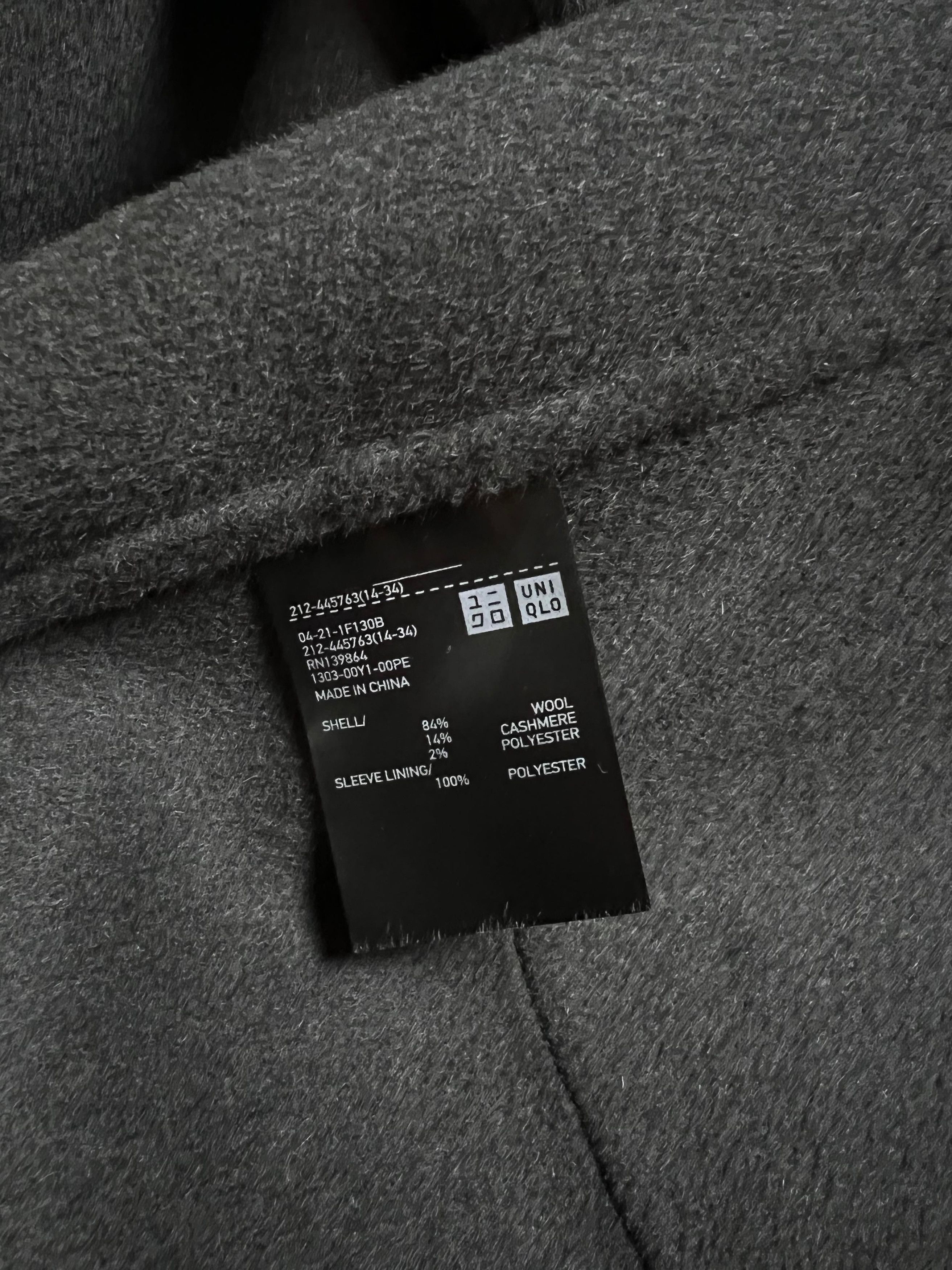 Jil Sander × Uniqlo +J Cashmere Blend Collarless Layer Overcoat, Size M Size M / US 6-8 / IT 42-44 - 5 Thumbnail