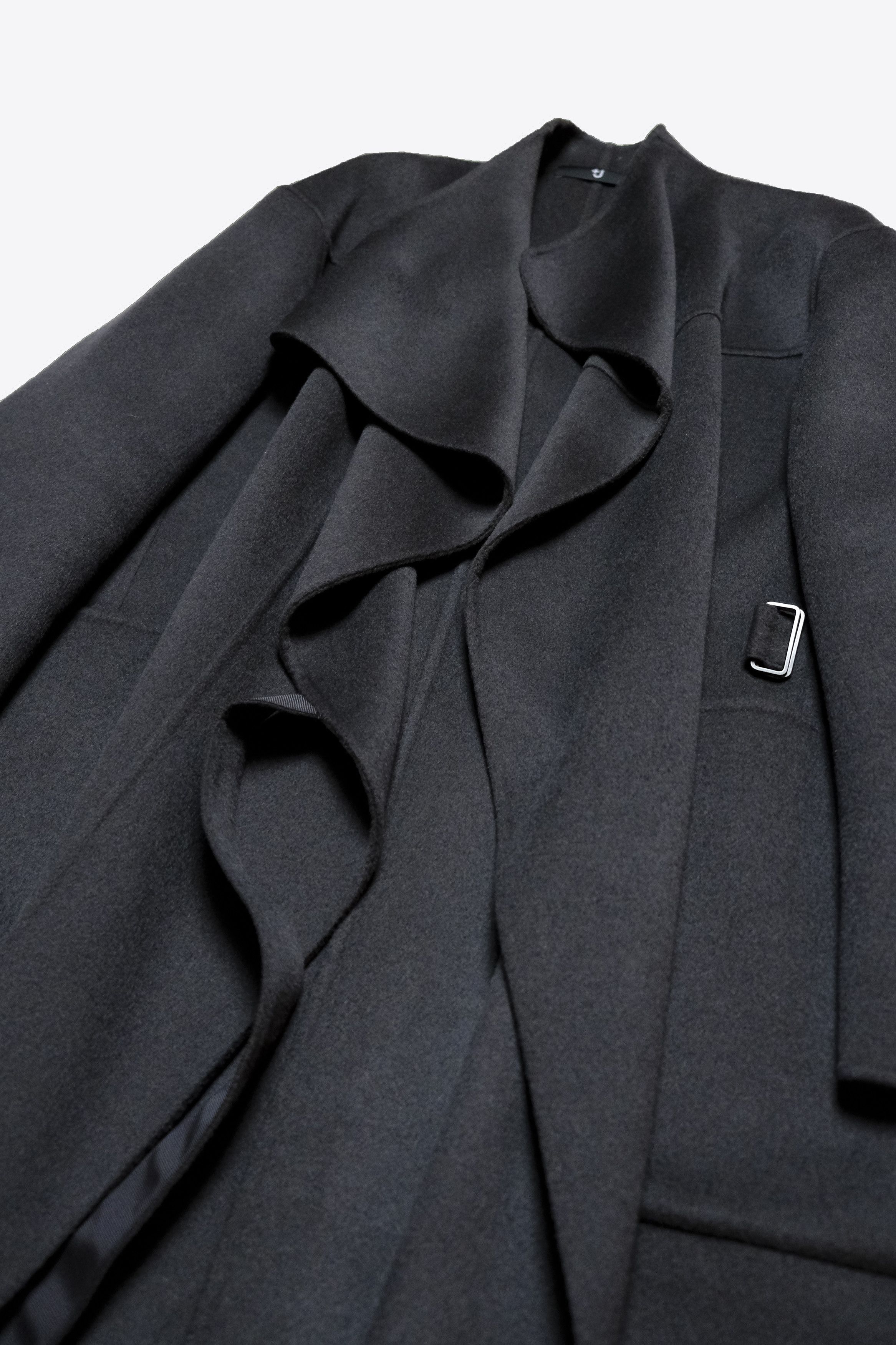Jil Sander × Uniqlo +J Cashmere Blend Collarless Layer Overcoat, Size M Size M / US 6-8 / IT 42-44 - 2 Thumbnail