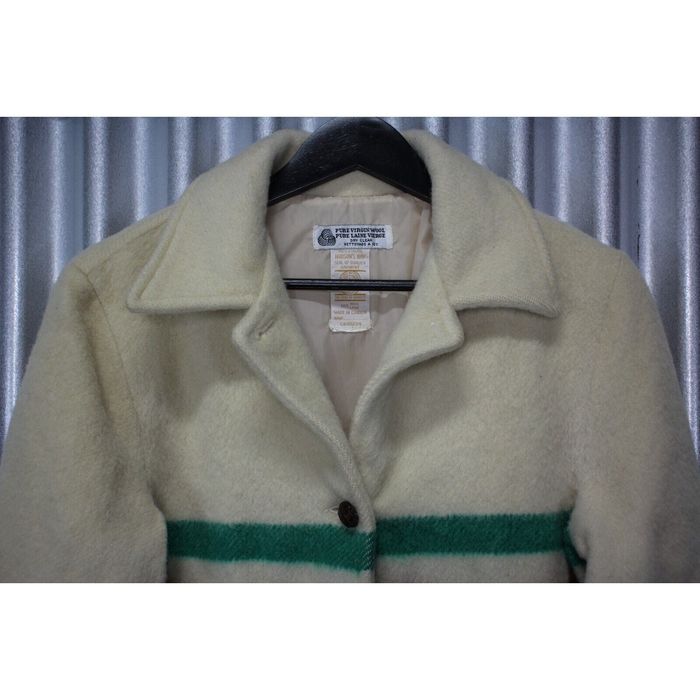 Hudsons Bay Vintage Hudson's Bay Company Blanket Multicolor Wool Coat