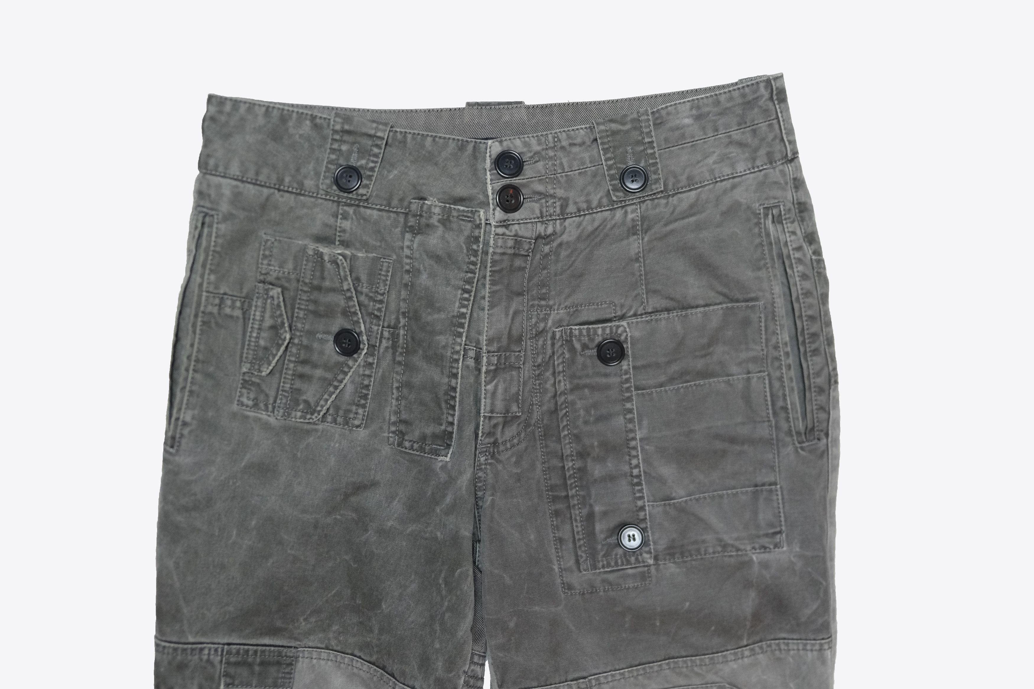 Dolce & Gabbana Dolce & Gabbana AW11 Reconstructed Patchwork Zipper Cargos Size US 30 / EU 46 - 2 Thumbnail