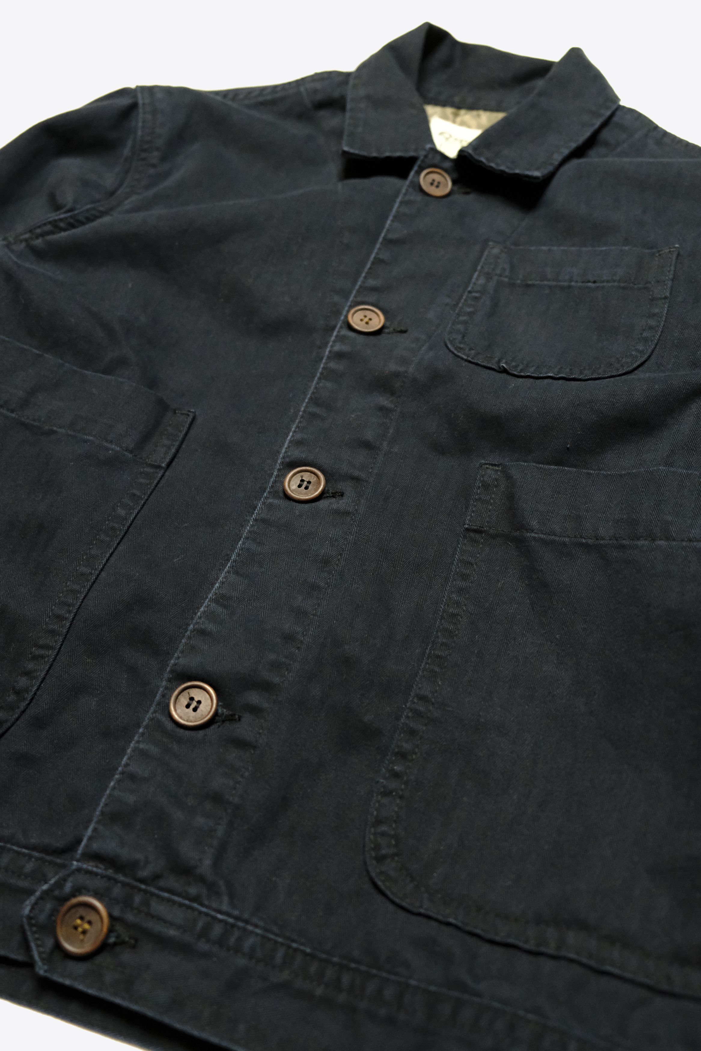 Vintage Repaired Rags - Peace Flyer Navy Work Jacket #24/50, Size S Size US S / EU 44-46 / 1 - 2 Thumbnail
