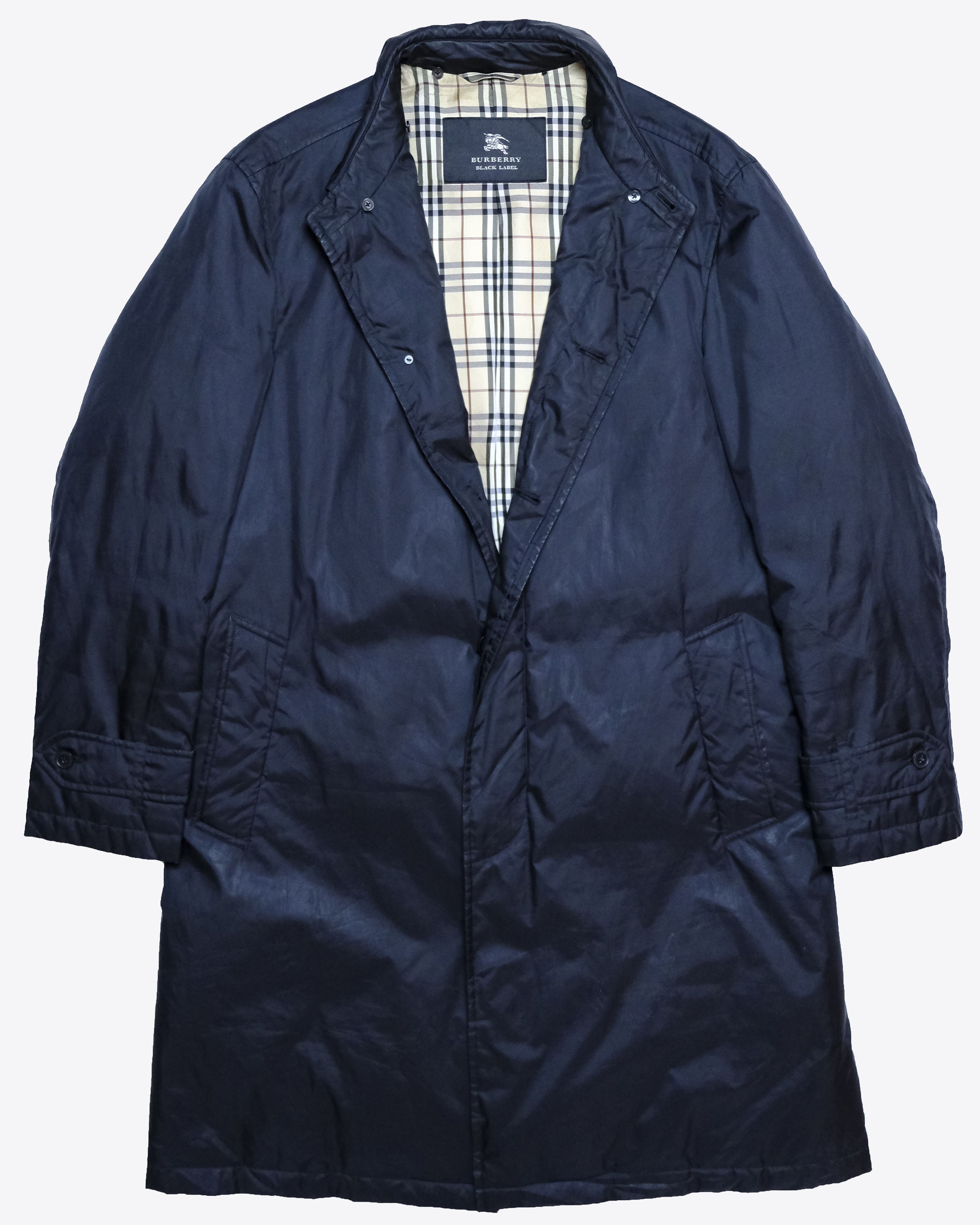 Burberry Burberry Black Label Nova Check Long Coat, Size L Size US L / EU 52-54 / 3 - 2 Thumbnail