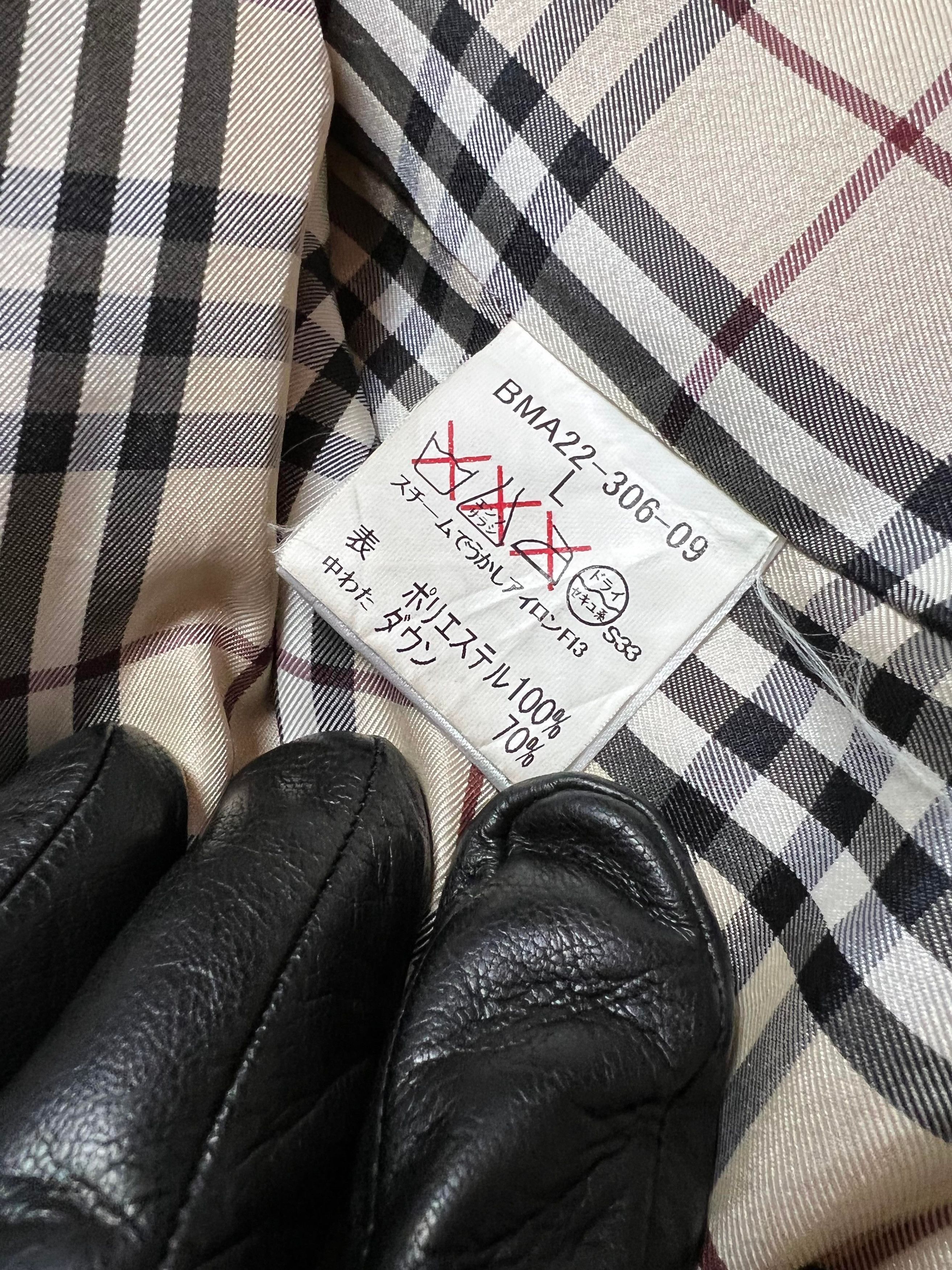 Burberry Burberry Black Label Nova Check Long Coat, Size L Size US L / EU 52-54 / 3 - 7 Thumbnail