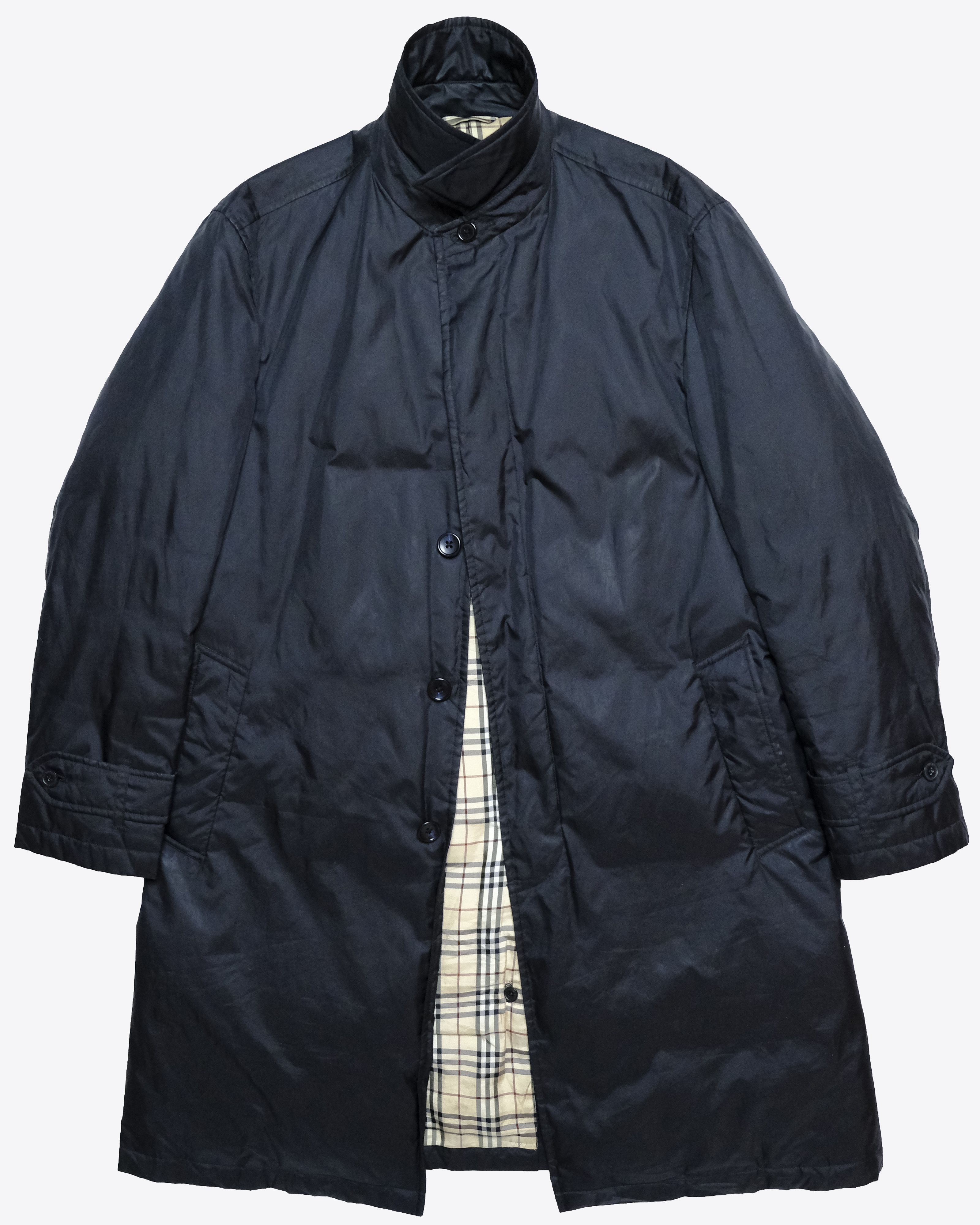 Burberry Burberry Black Label Nova Check Long Coat, Size L Size US L / EU 52-54 / 3 - 1 Thumbnail