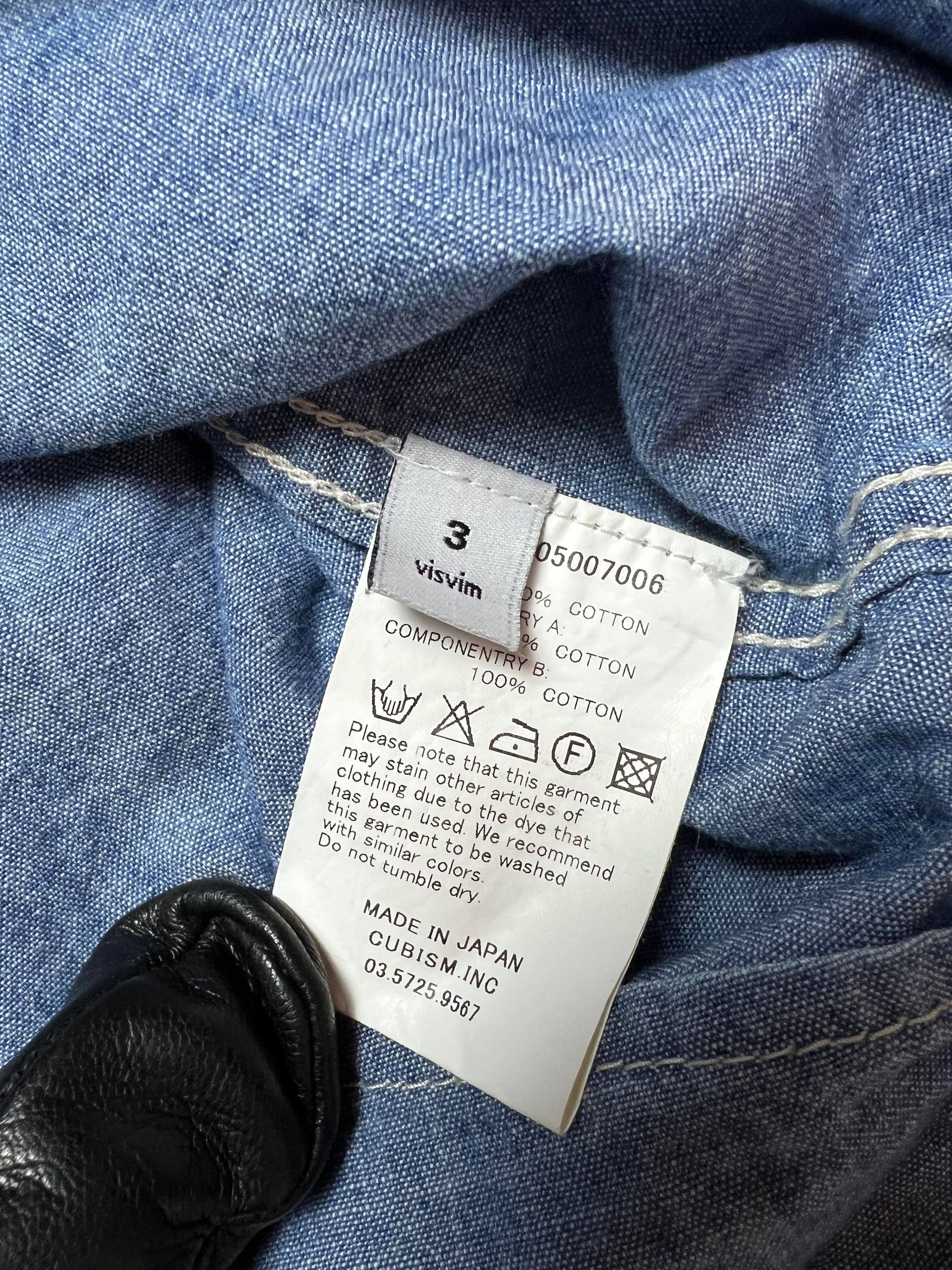 Visvim Visvim SS16 Granger Shirt Chambray Boro Patchwork Shirt Size US L / EU 52-54 / 3 - 6 Thumbnail