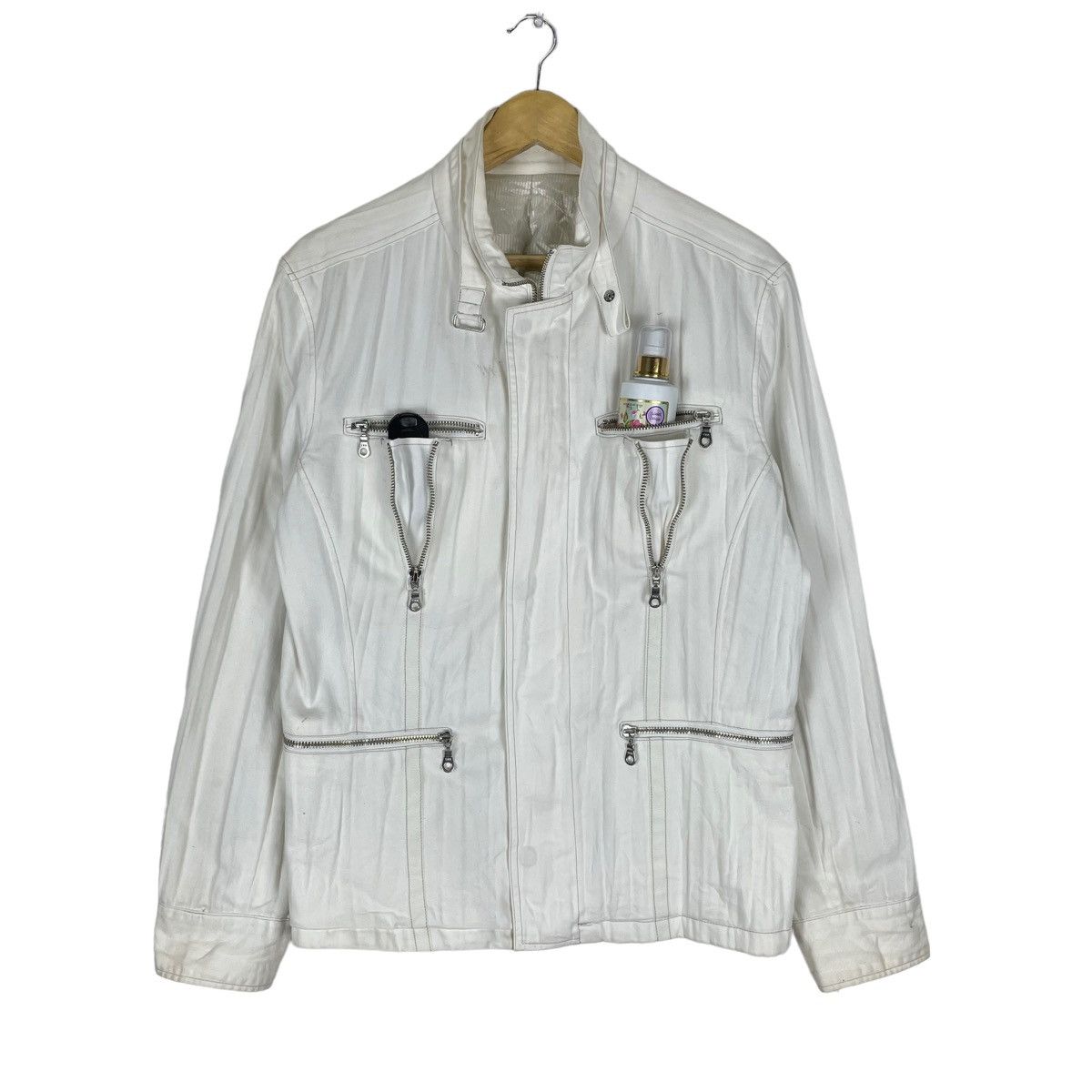 Japanese Brand ☀️MEN’S TENORAS BONDAGE ZIPPER LIGHT JACKET Size US L / EU 52-54 / 3 - 1 Thumbnail