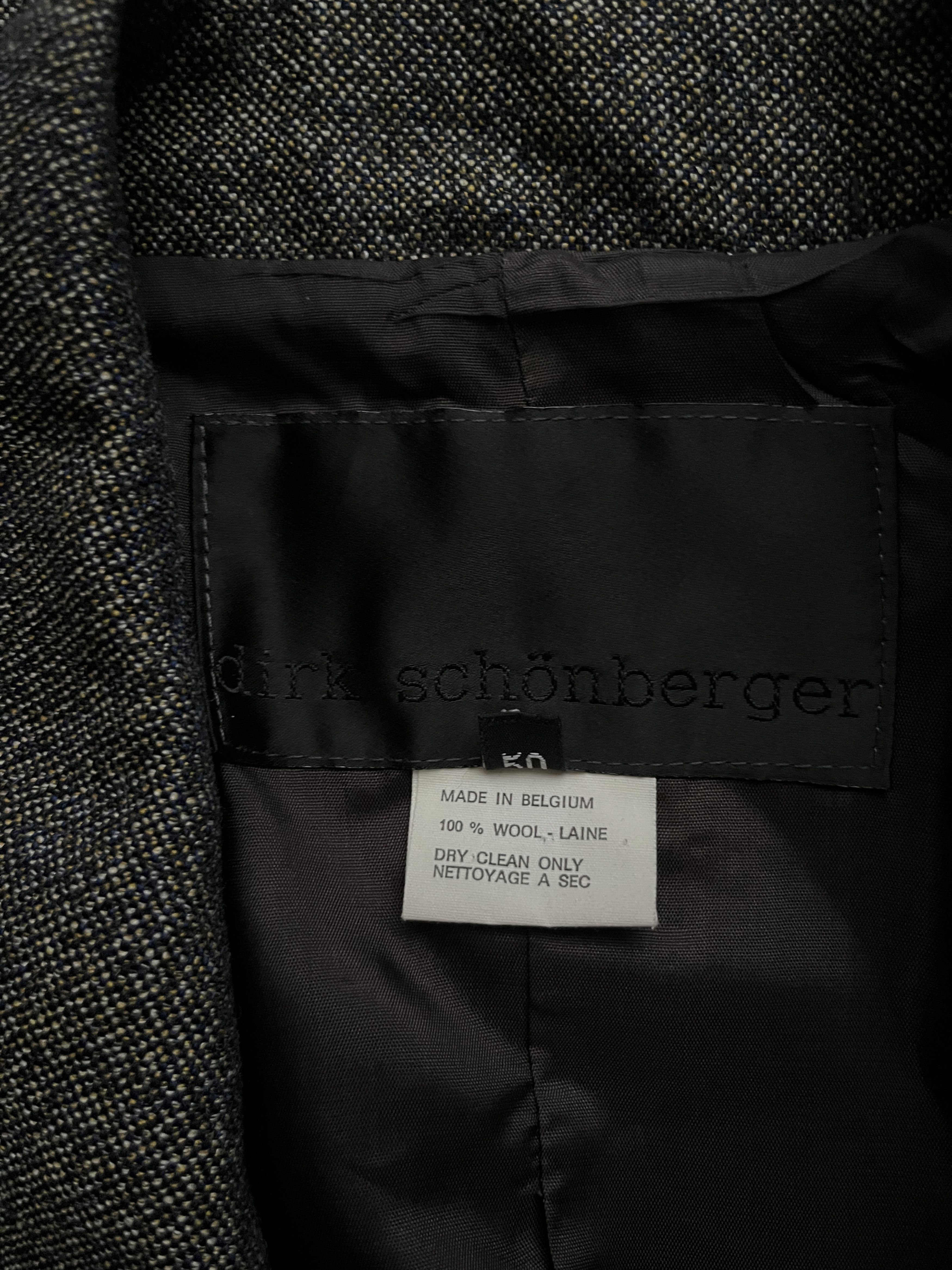 Dirk Schonberger ⚡️QUICK SALE⚡️1990's Dirk Schonberger Grey Long Heavy Coat Size US M / EU 48-50 / 2 - 5 Thumbnail
