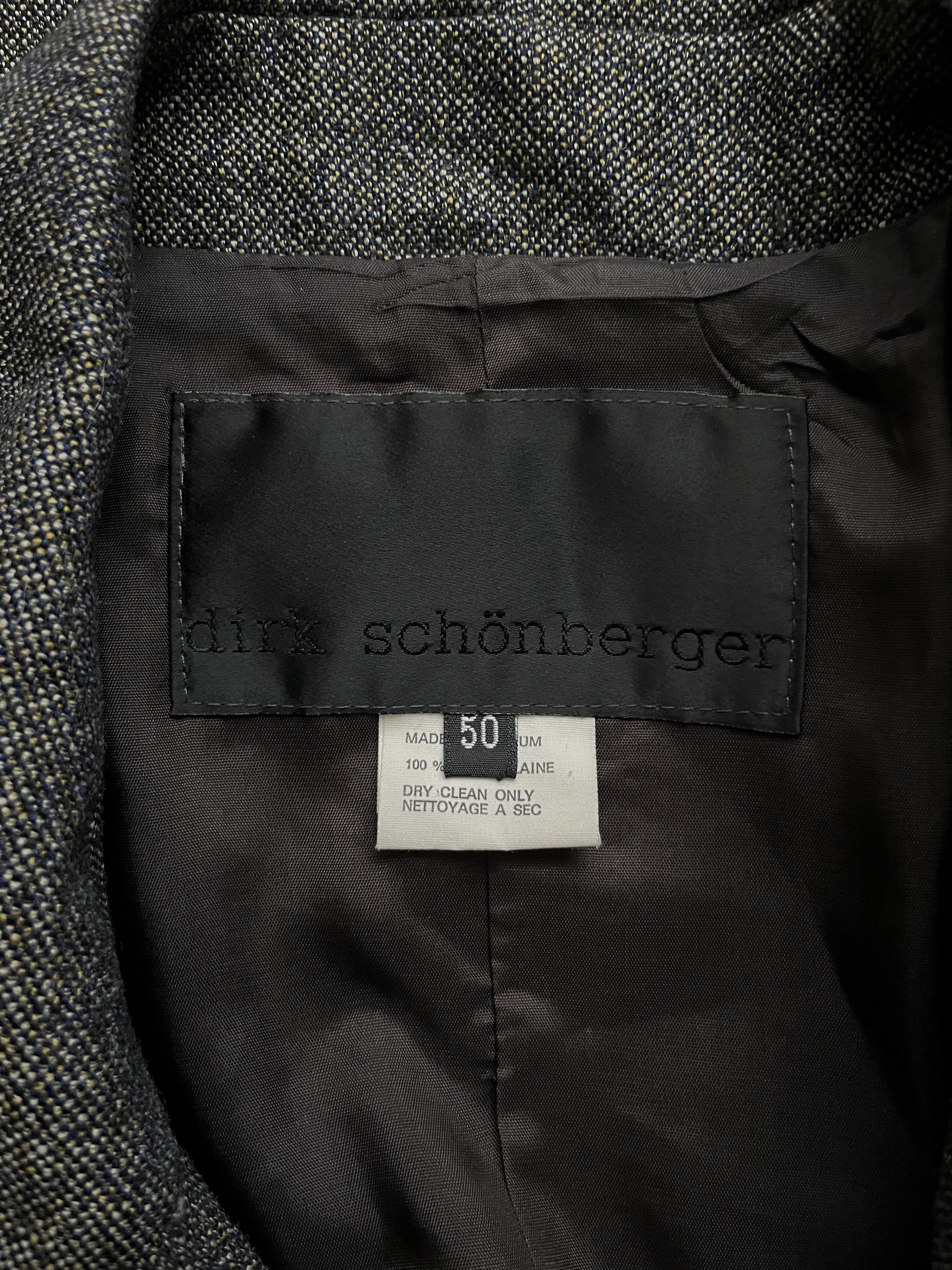 Dirk Schonberger ⚡️QUICK SALE⚡️1990's Dirk Schonberger Grey Long Heavy Coat Size US M / EU 48-50 / 2 - 4 Thumbnail
