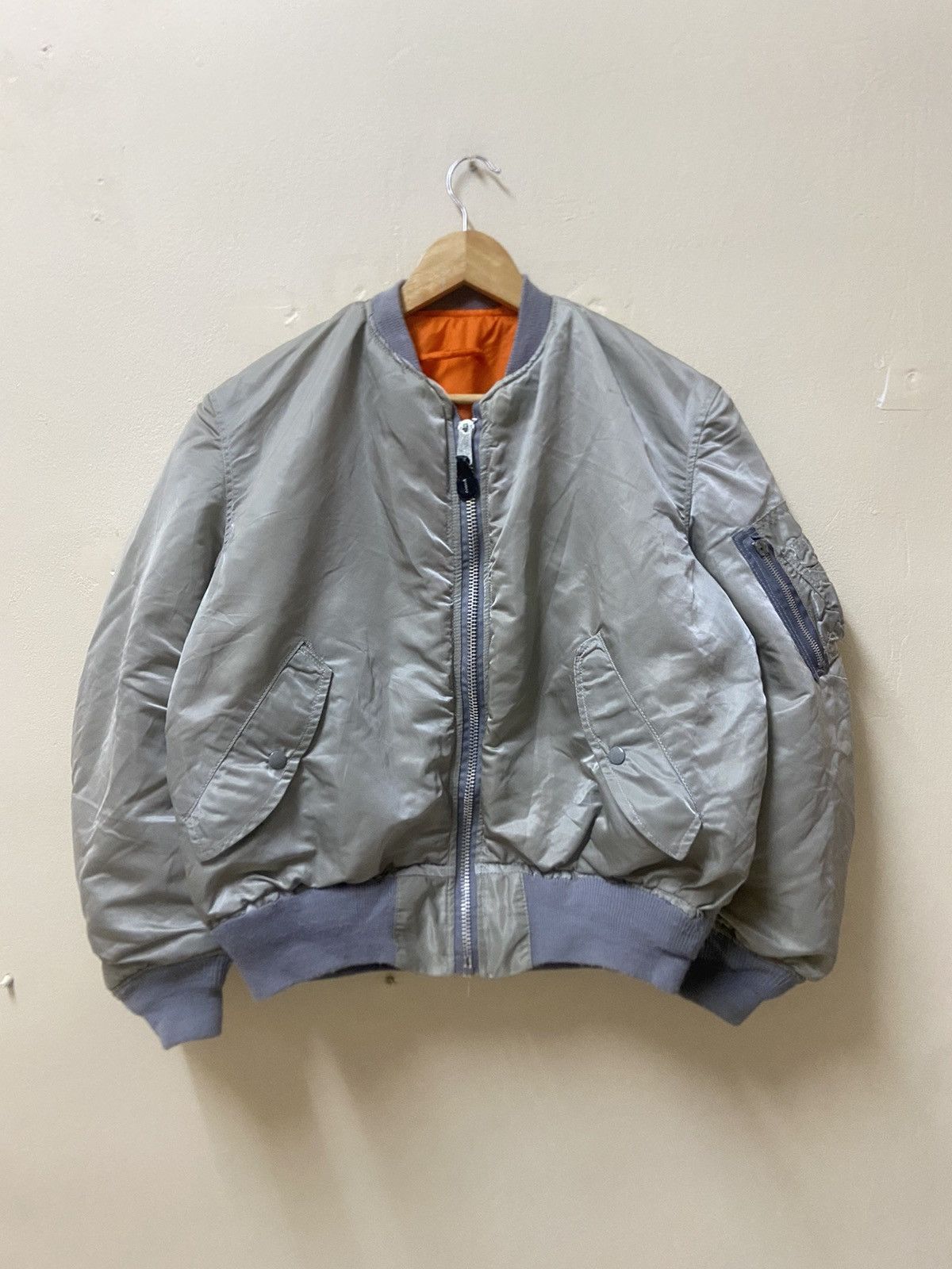 Other VINTAGE (USAF)MA-1 FLYER’S MAN BOMBER JACKET Size US M / EU 48-50 / 2 - 1 Thumbnail