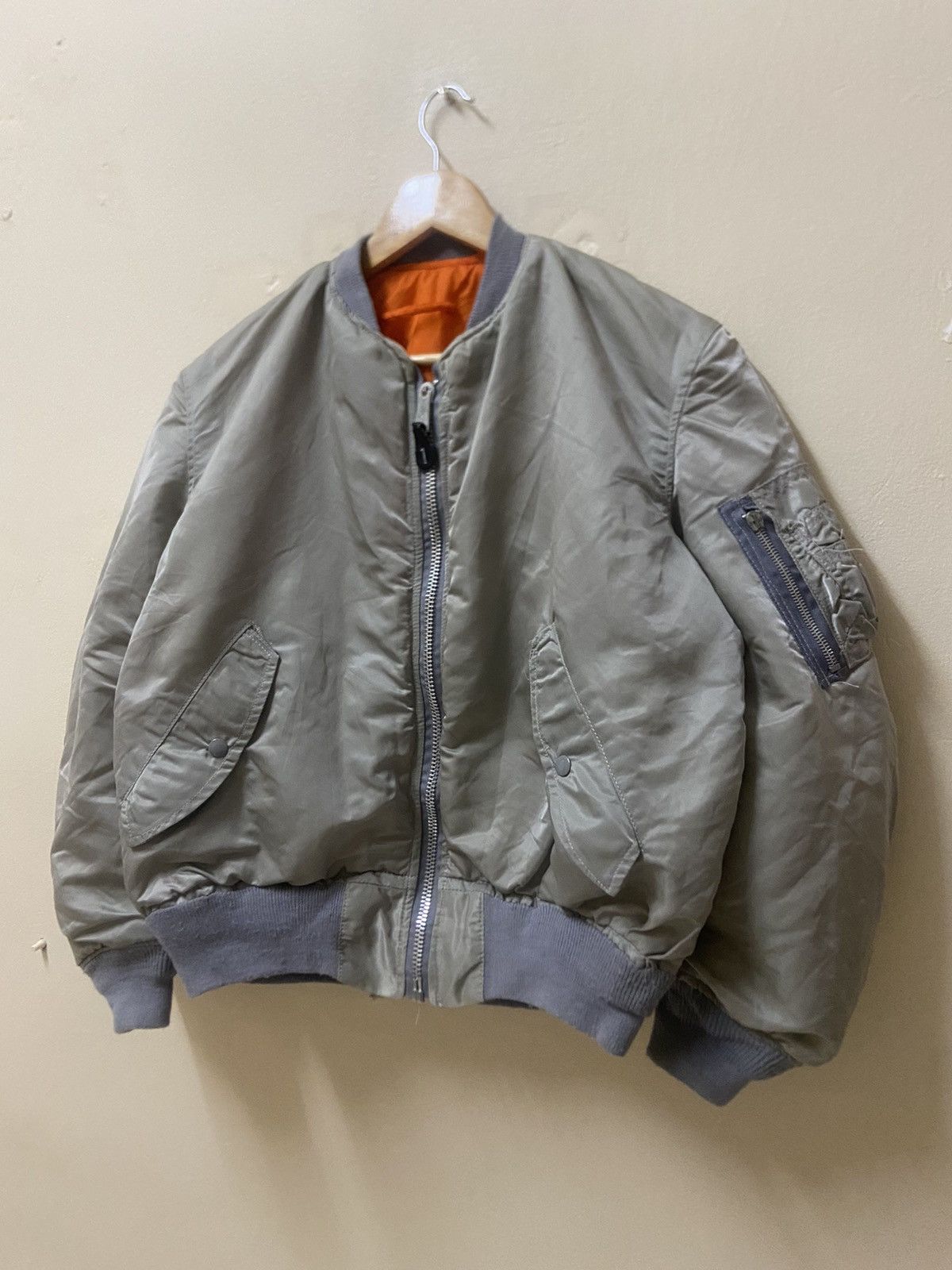 Other VINTAGE (USAF)MA-1 FLYER’S MAN BOMBER JACKET Size US M / EU 48-50 / 2 - 3 Thumbnail