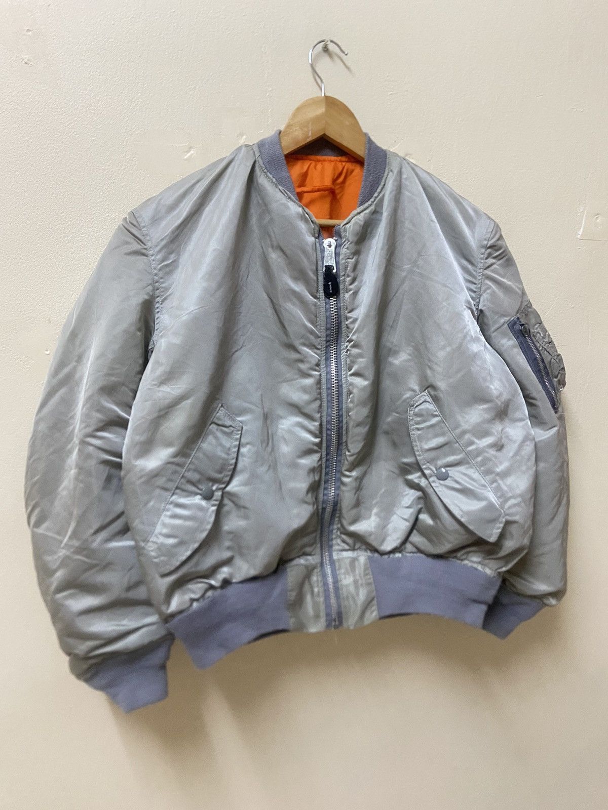 Other VINTAGE (USAF)MA-1 FLYER’S MAN BOMBER JACKET Size US M / EU 48-50 / 2 - 2 Thumbnail