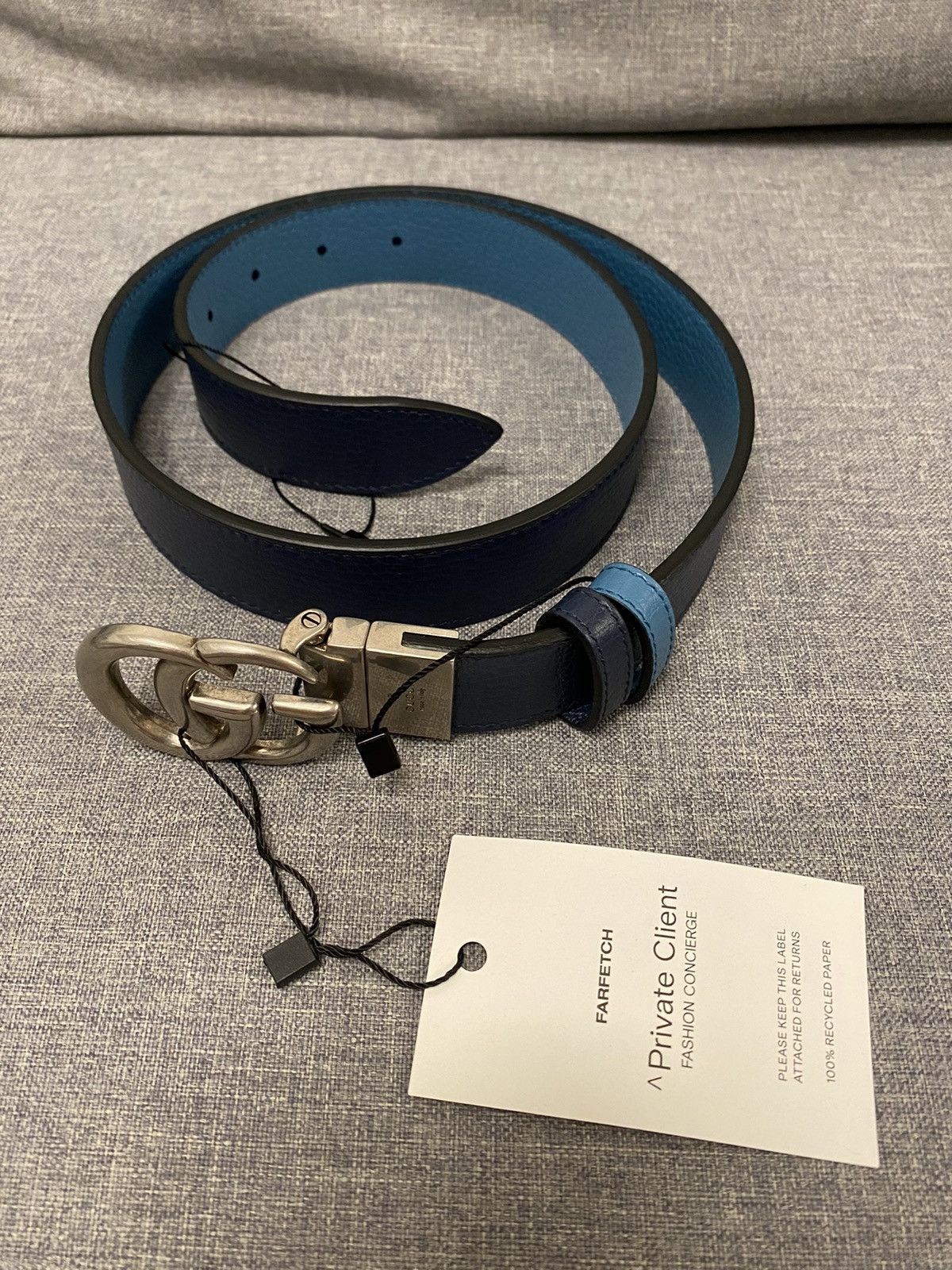 Gucci Gucci 30mm GG buckle reversible belt 85 Size 32 - 7 Thumbnail