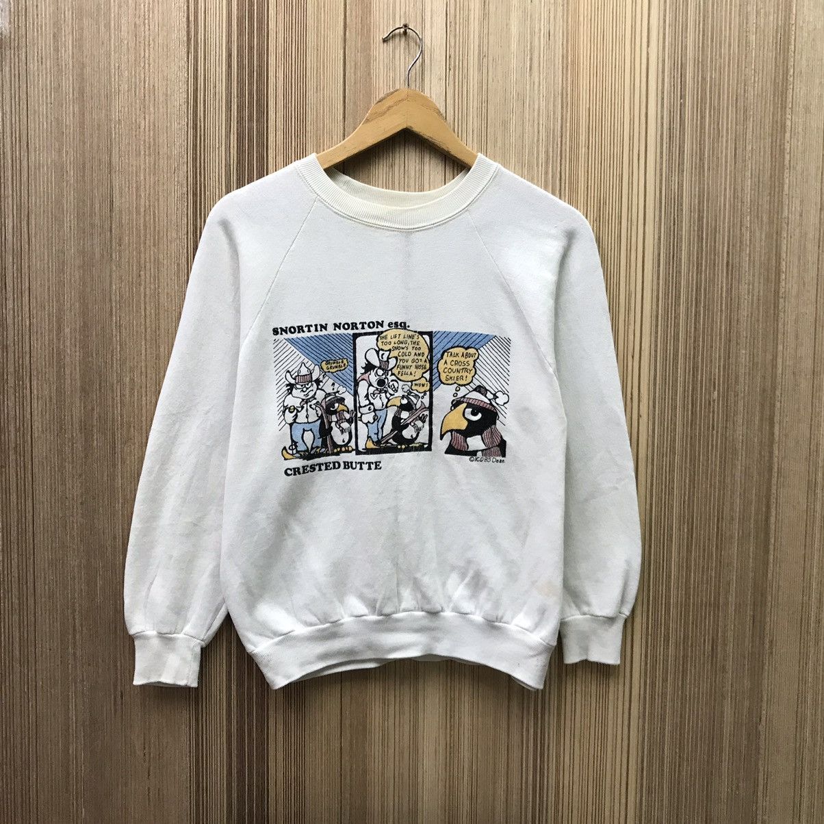 Vintage 80s 1985 Snortin Norton Esg Sweatshirt