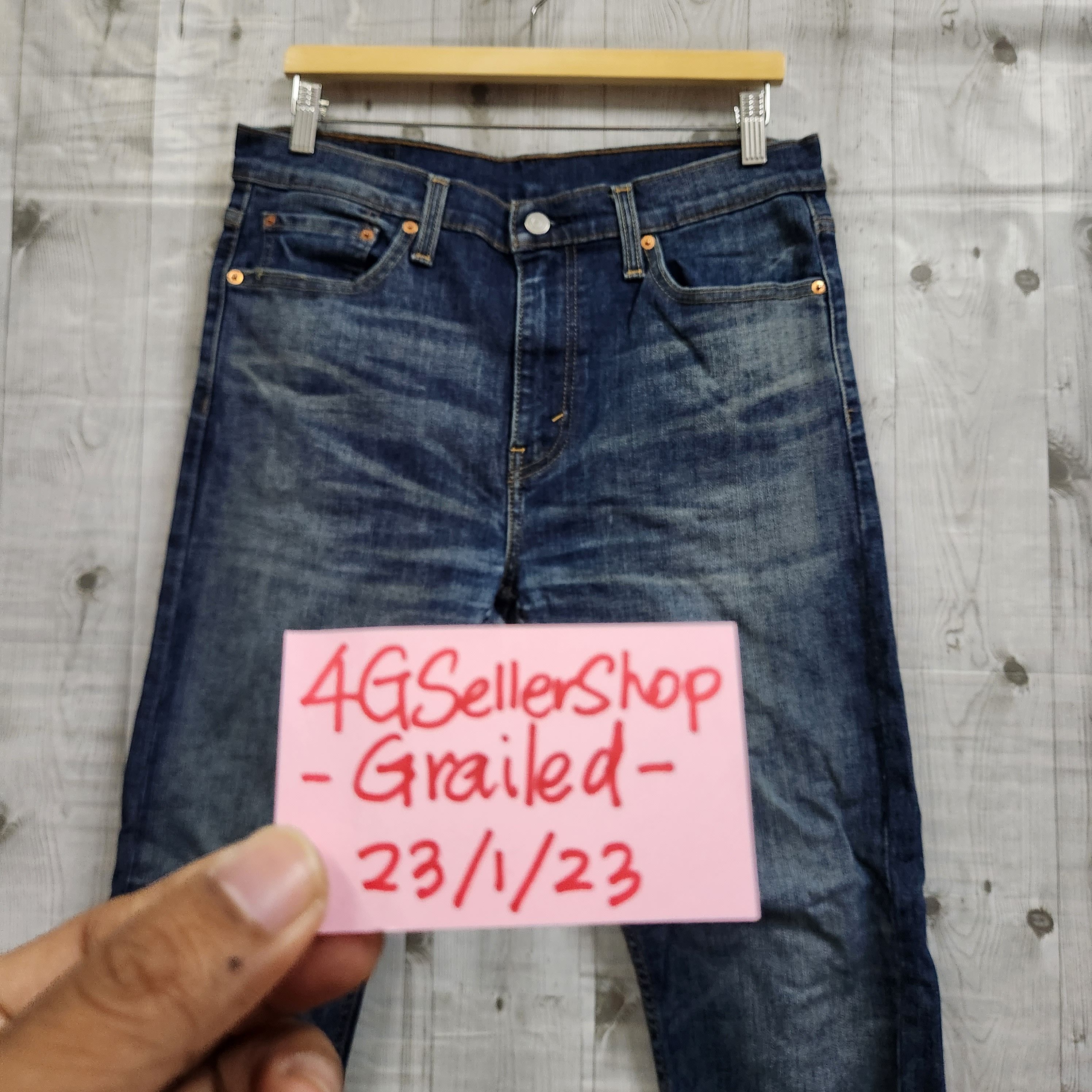 Levi's Levi's 510 Blue Denim Jeans Size US 33 - 20 Thumbnail