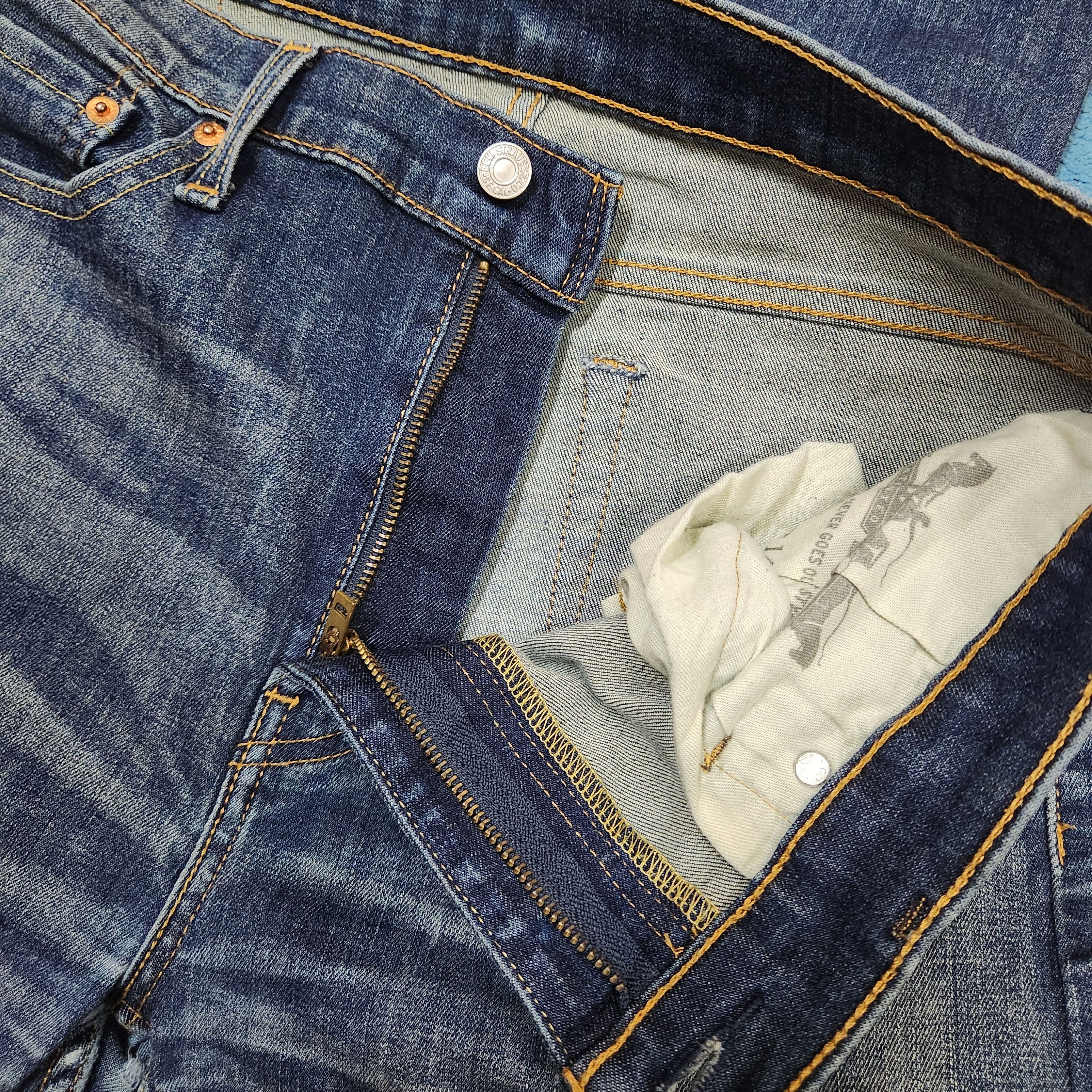 Levi's Levi's 510 Blue Denim Jeans Size US 33 - 4 Thumbnail