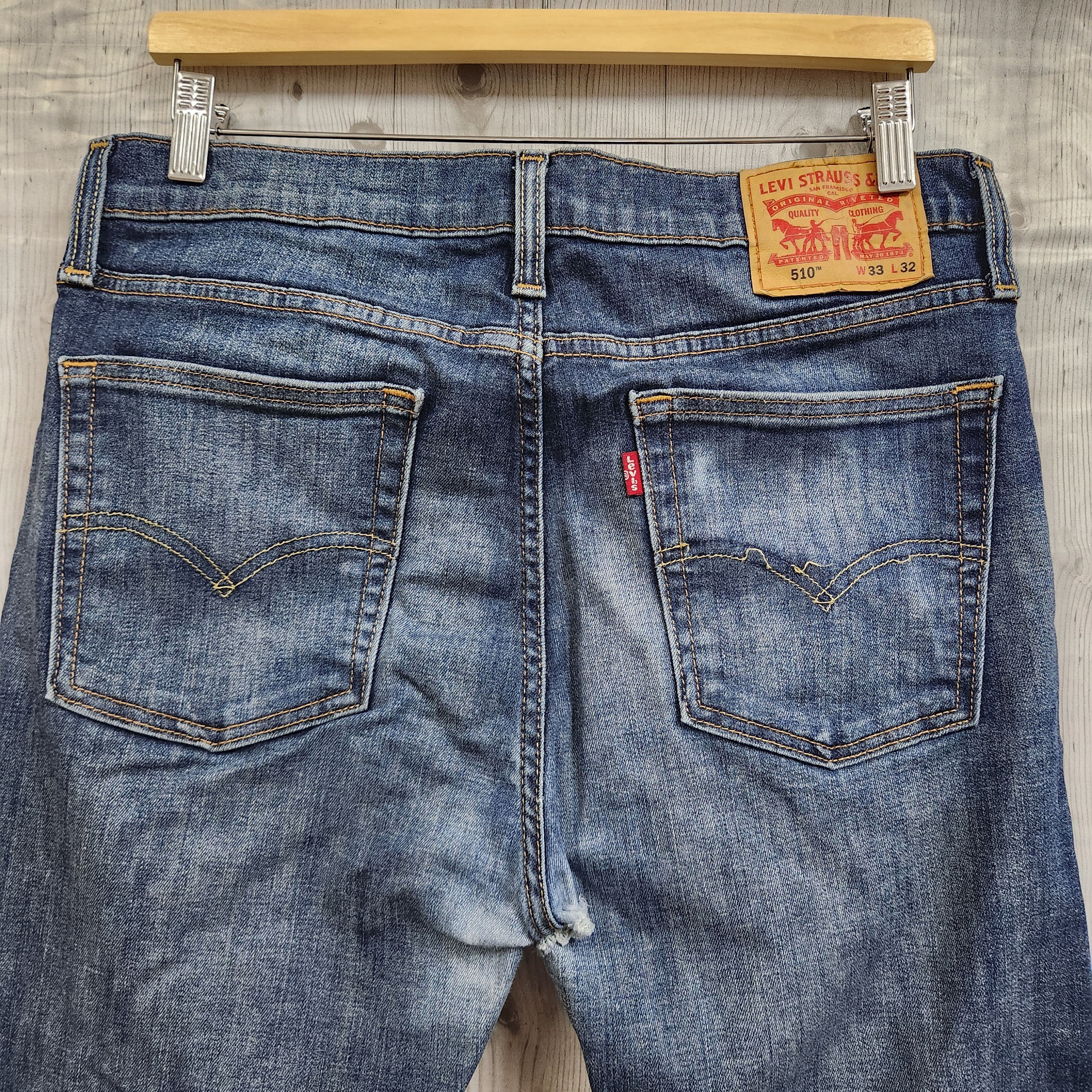 Levi's Levi's 510 Blue Denim Jeans Size US 33 - 13 Thumbnail