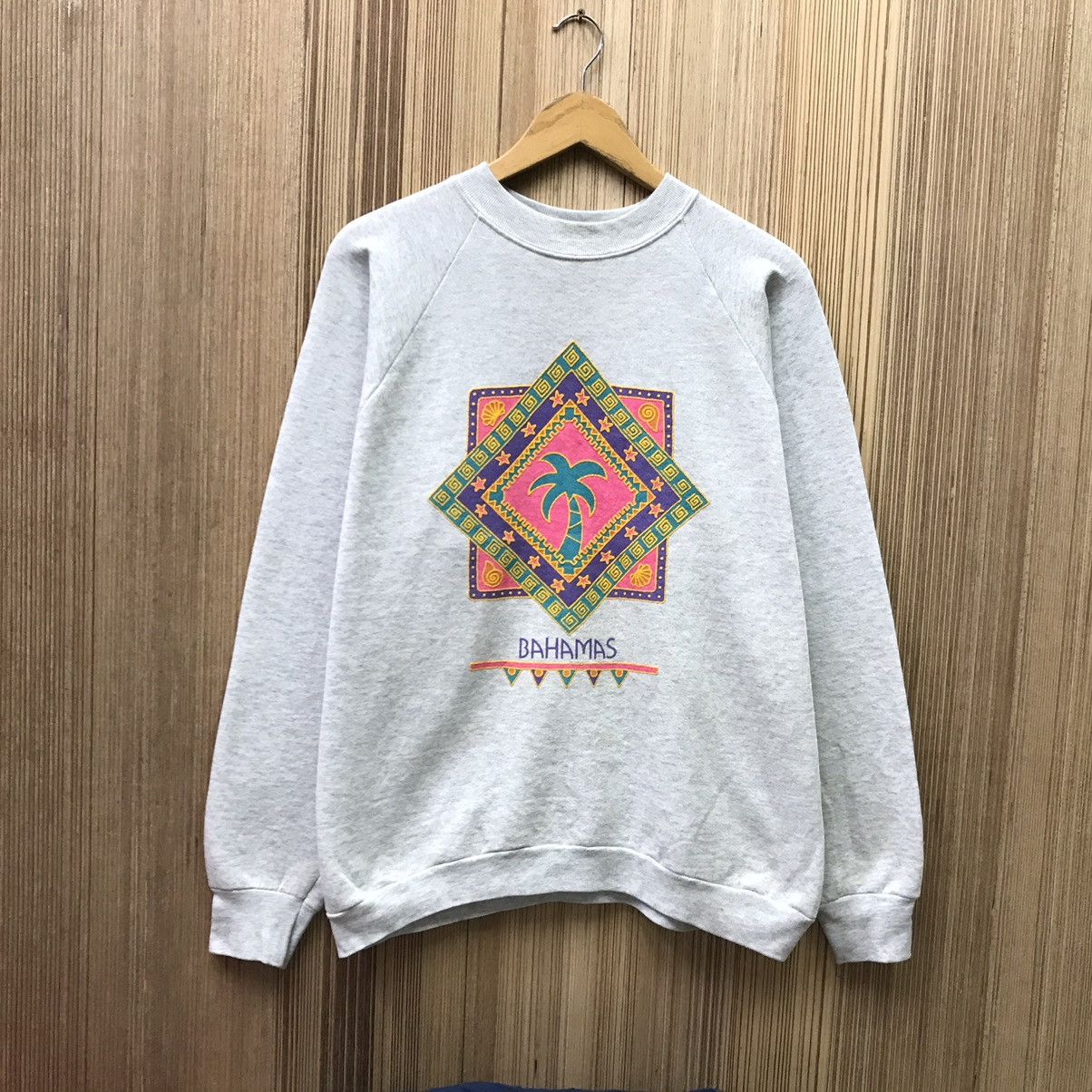 Vintage 90s Bahamas Surf Hawaii Beach Sweatshirt