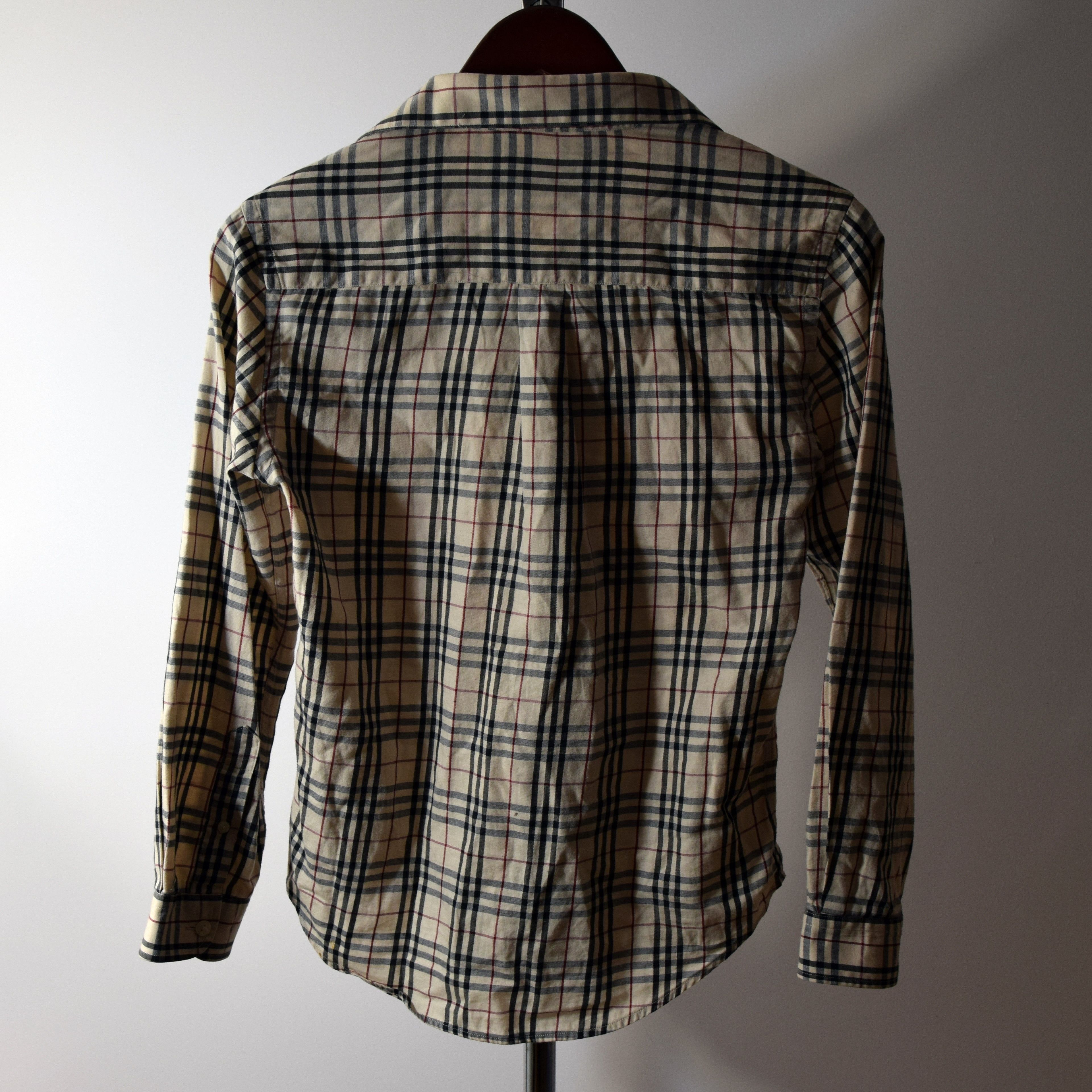 Burberry × Vintage BUTTON UPS SHIRT UK Burberry nova check fullprint y2k top Size M / US 6-8 / IT 42-44 - 3 Thumbnail